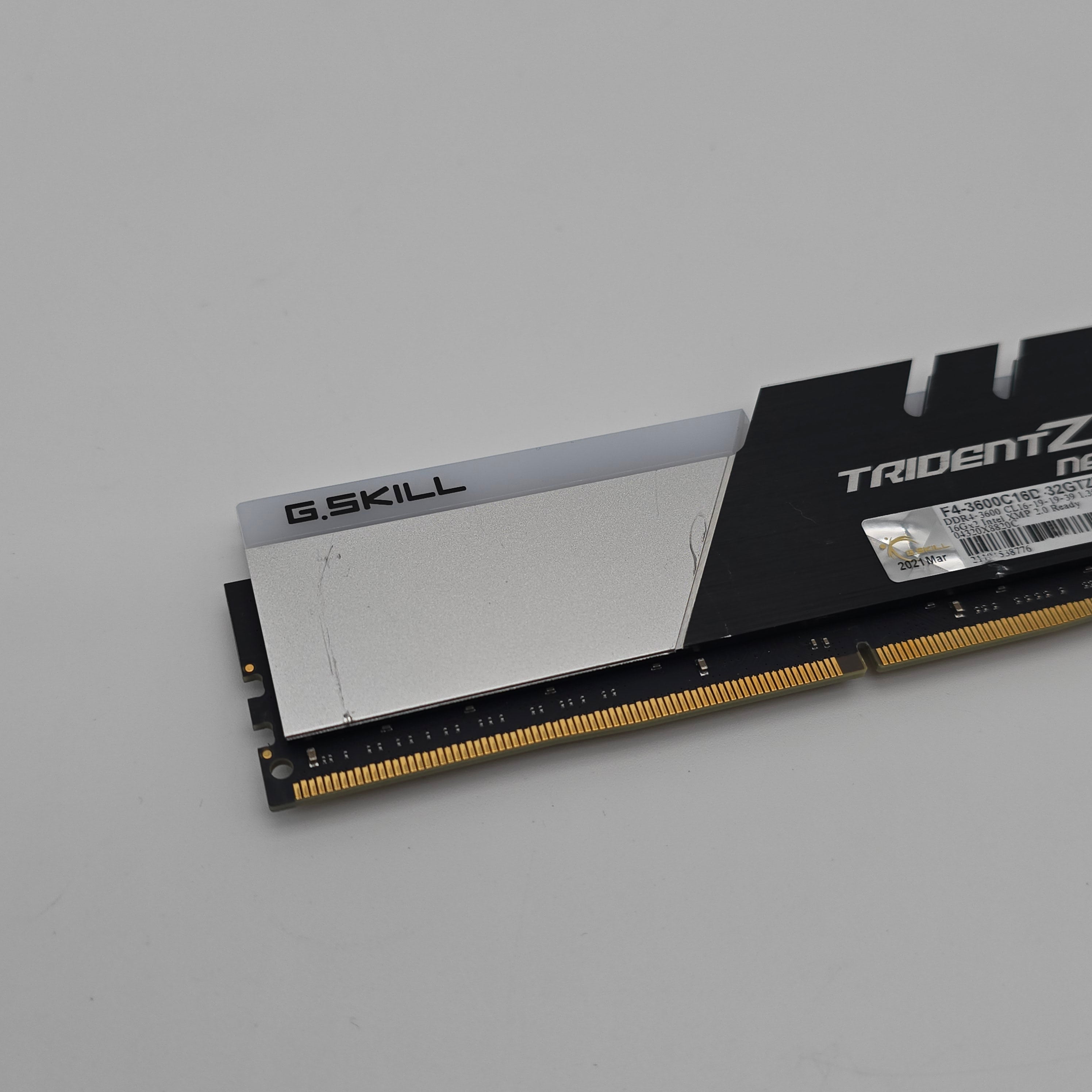 G.Skill TridentZ Neo RGB 32GB DDR4 RAM, 2x16GB, 3600MHz, CL16-19-19-39 Desktop Memory