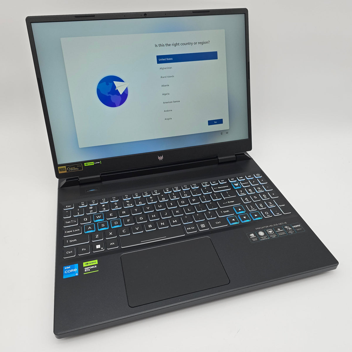 Acer Predator Helios Neo 16, RTX 4050, Intel i5-13500HX, 16GB, 1.5TB, 165Hz Gaming Laptop