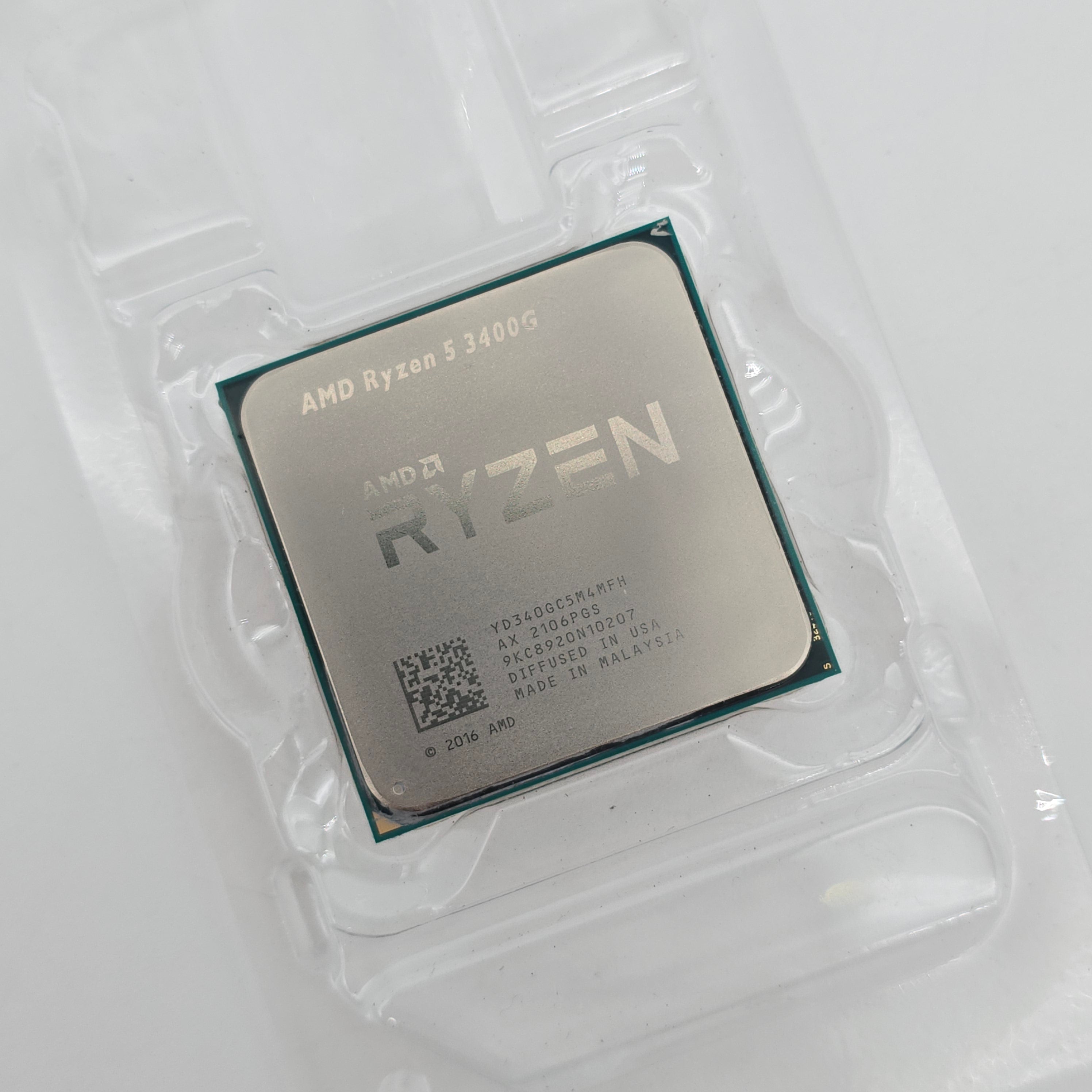 AMD Ryzen 5 3400G, Socket AM4 Gaming Processor CPU w/ Integrated Graphics