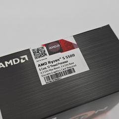 AMD Ryzen 5 5500, Socket AM4 Gaming Processor CPU w/ Heatsink