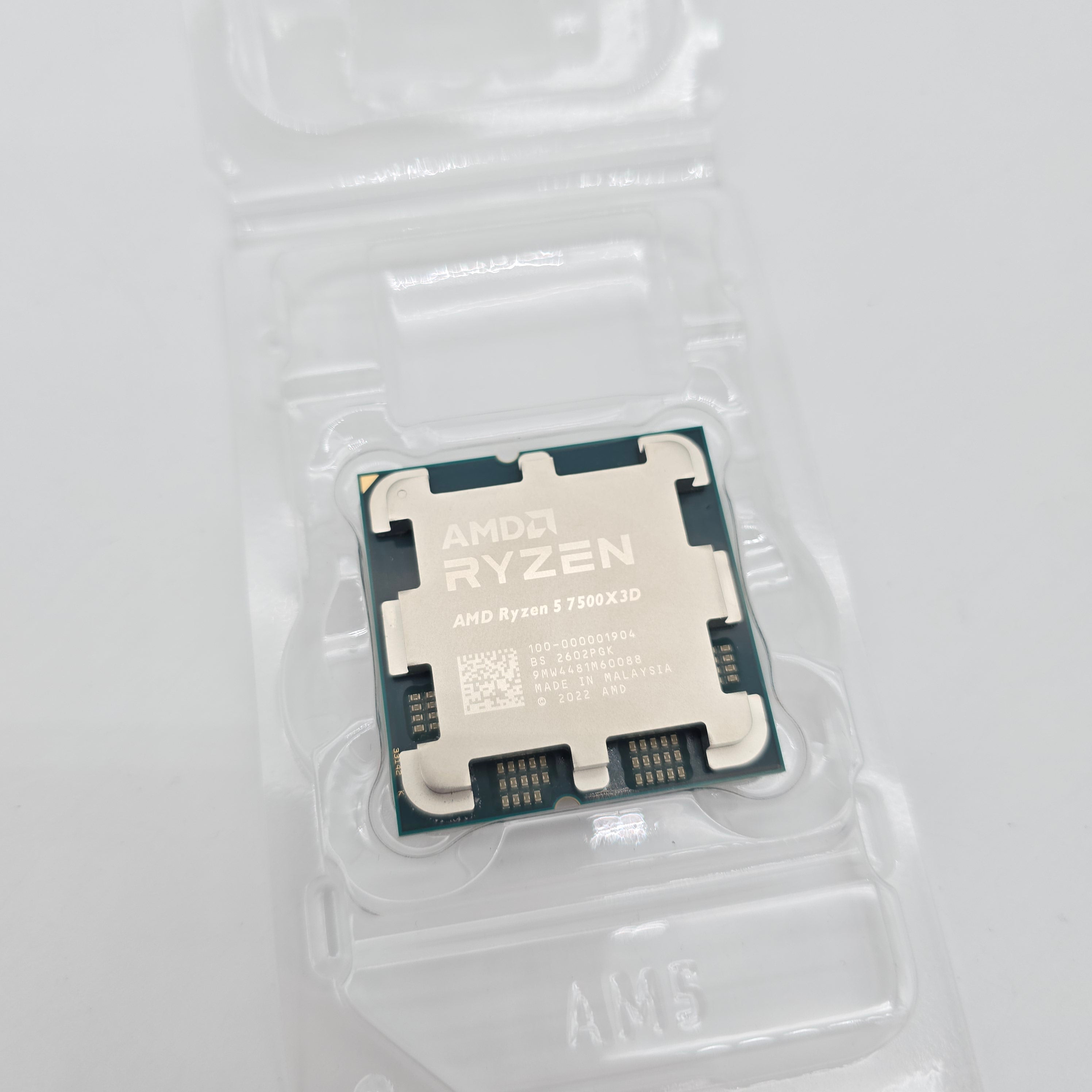 AMD Ryzen 5 7500X3D, Socket AM5, Desktop Gaming Processor CPU