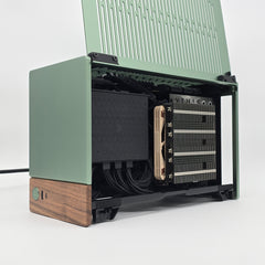 RTX 5090, Ryzen 9800X3D, 64GB DDR5, 4TB NVMe, Custom Fractal Terra Jade Mini-ITX Gaming PC