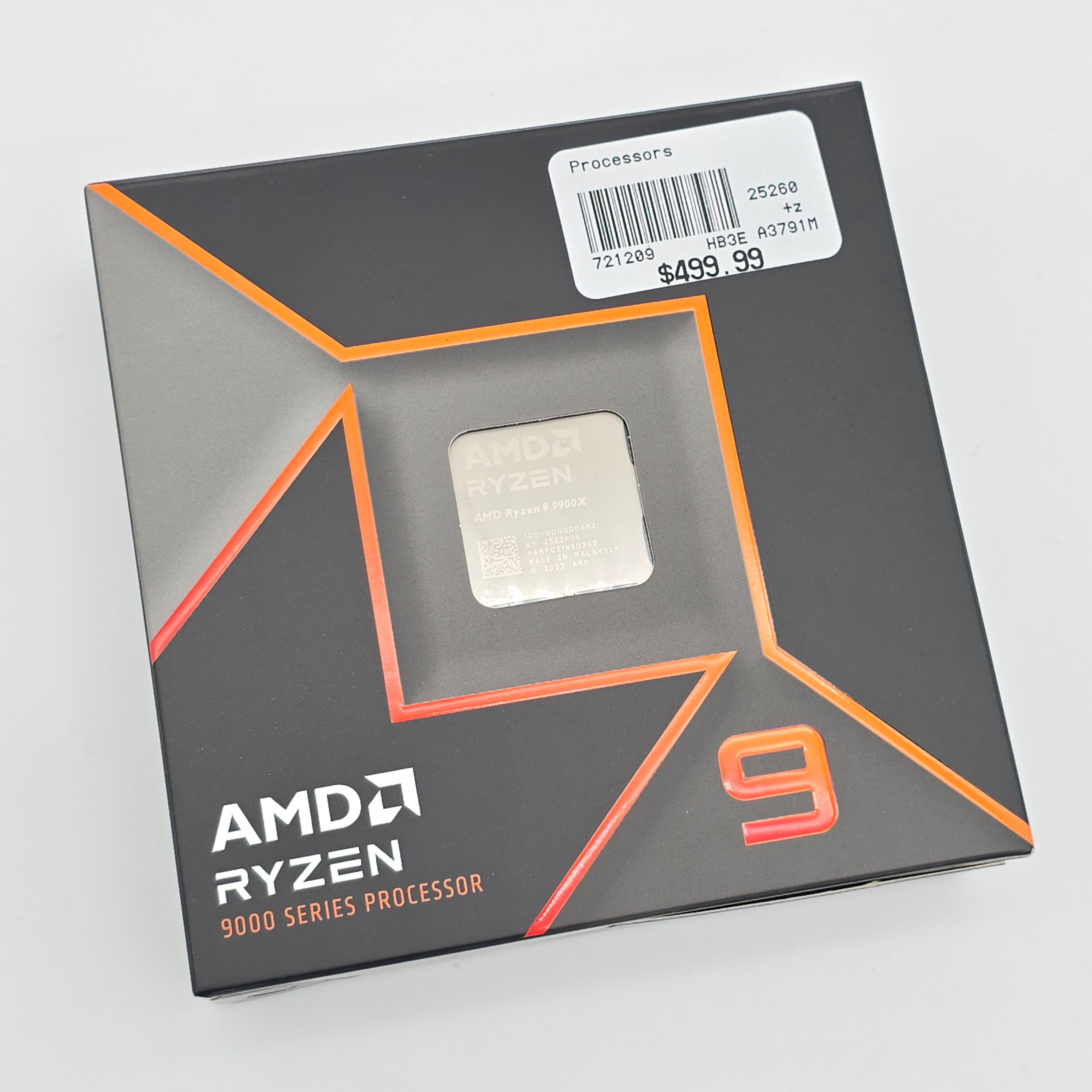 AMD Ryzen 9 9900X, Socket AM5, Desktop Gaming Processor CPU