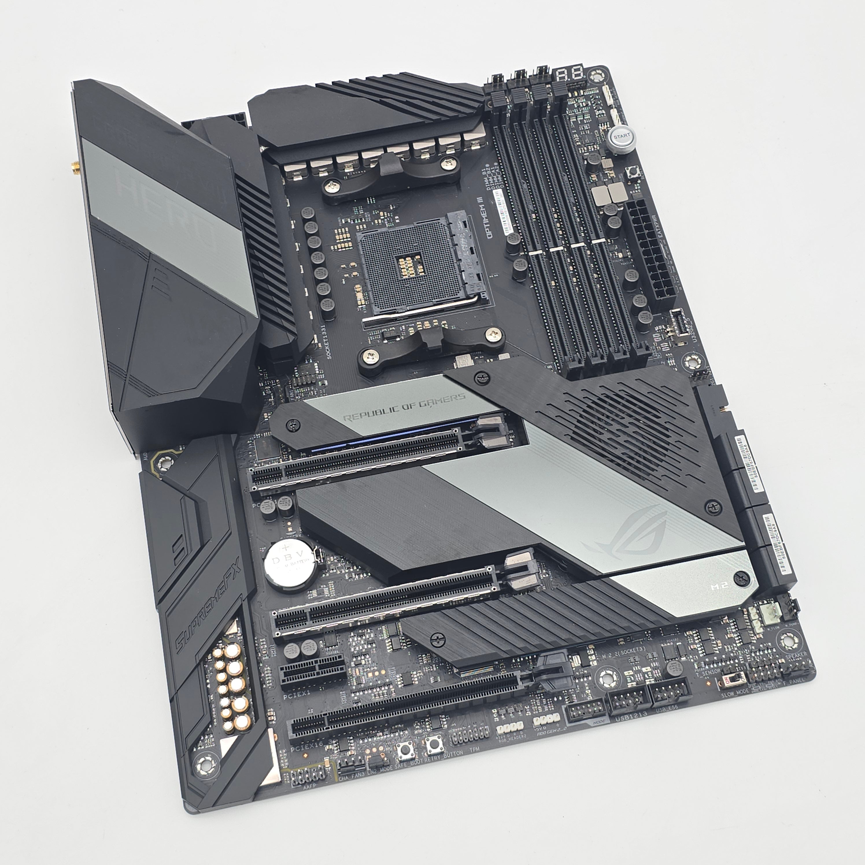 ASUS ROG Crosshair VIII Hero Wi-Fi, AMD AM4 Socket ATX Gaming Motherboard