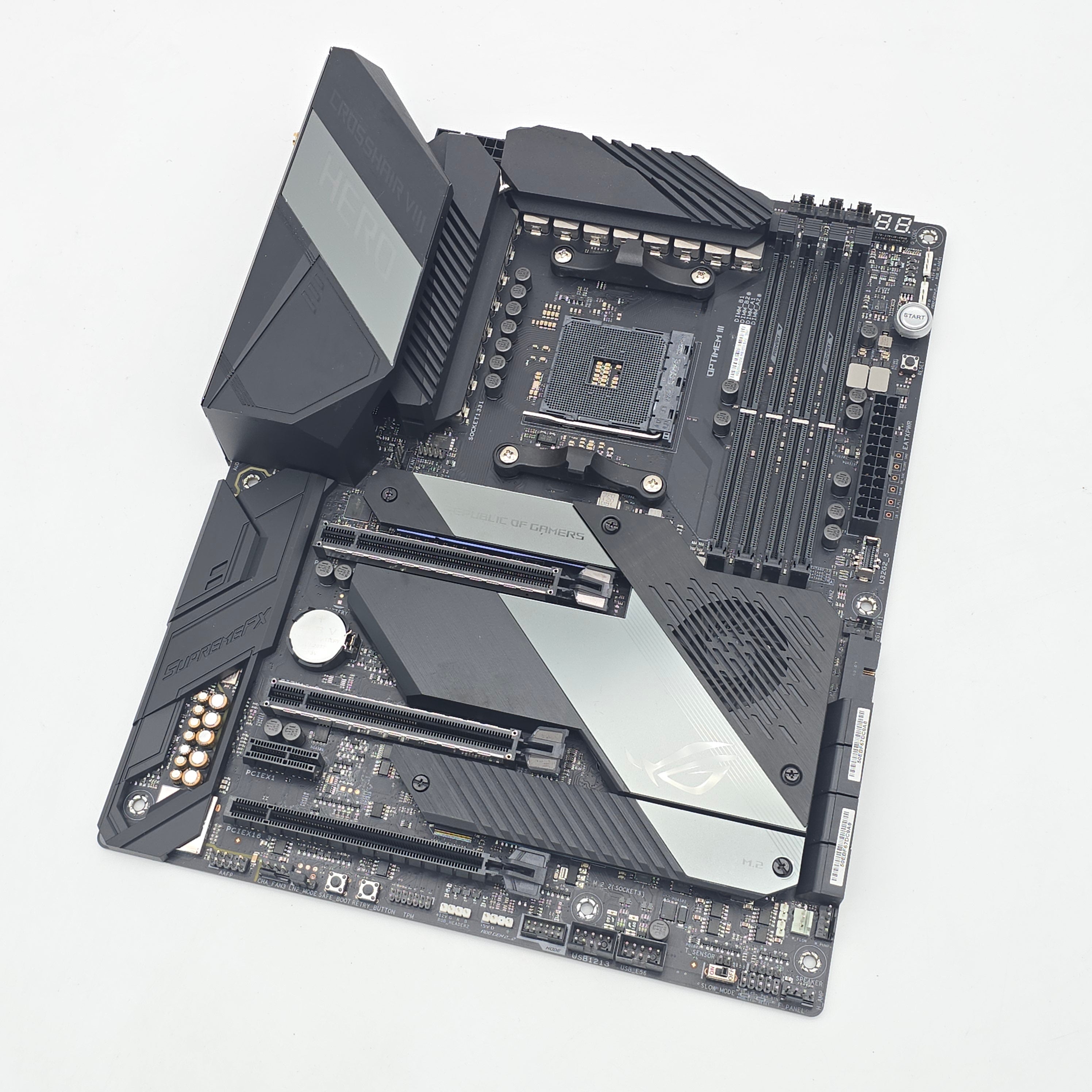 ASUS ROG Crosshair VIII Hero Wi-Fi, AMD AM4 Socket ATX Gaming Motherboard