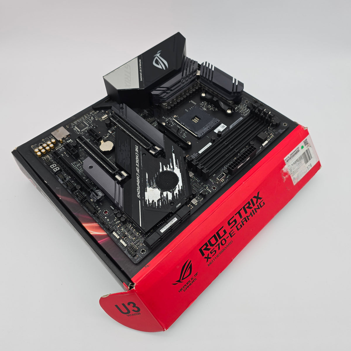 ASUS ROG STRIX X570-E Gaming, For Parts/As-Is, Socket AM4 AMD Gaming Motherboard with WiFi