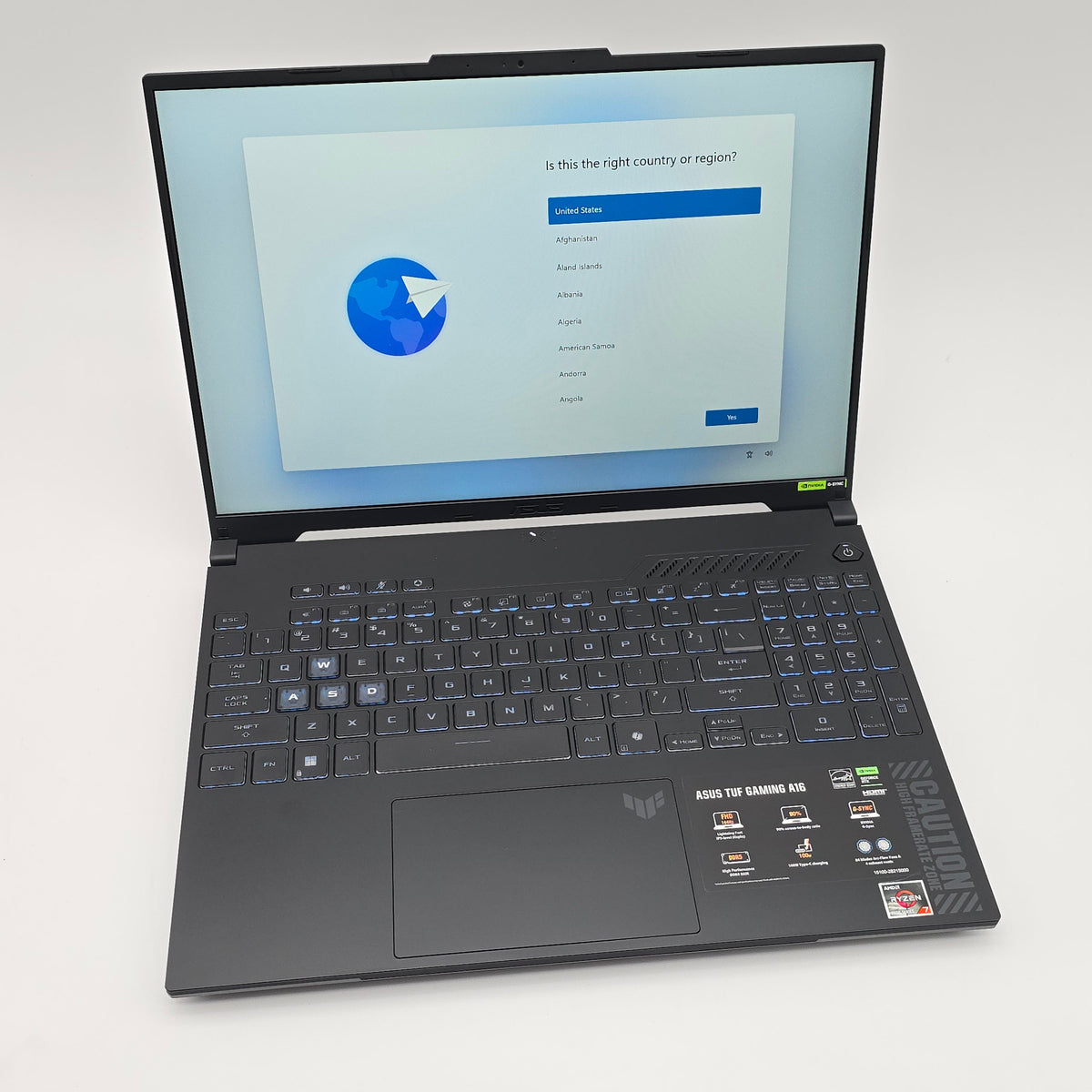 ASUS TUF Gaming A16, RTX 4050, AMD Ryzen 7 7445HS, 32GB DDR5, 750GB NVMe, 16" 1200p 144Hz Gaming Laptop