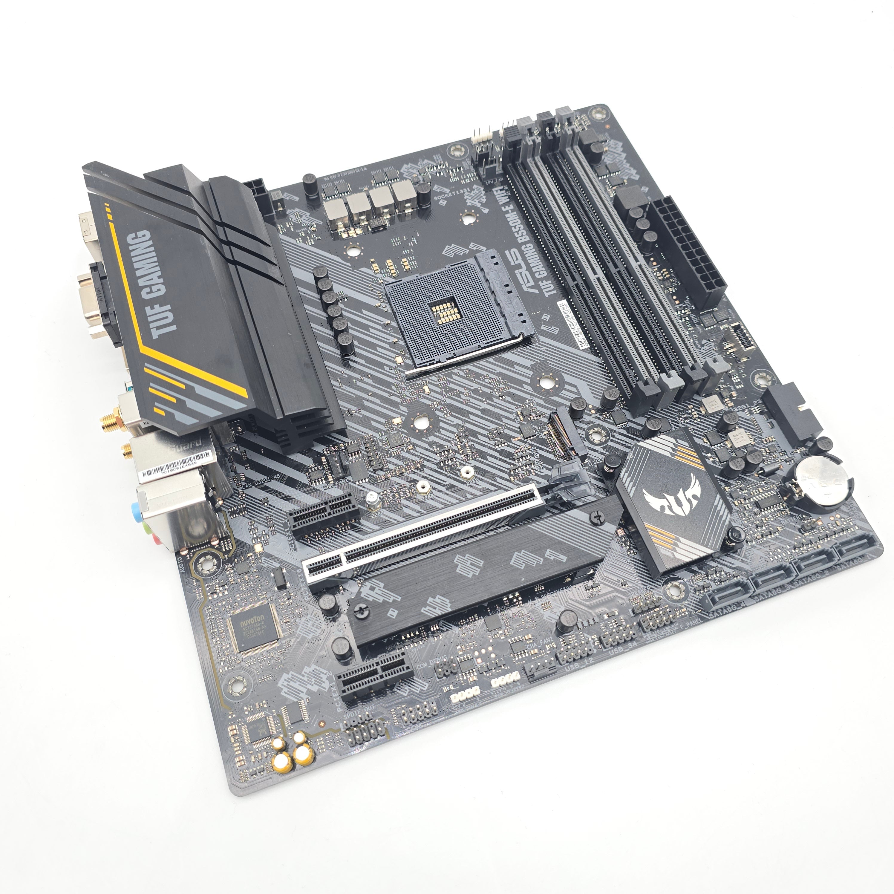 ASUS TUF Gaming B550M-E WiFi, Socket AM4, Micro-ATX Desktop Gaming Motherboard