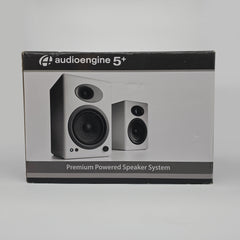 Audioengine A5+ Premium Powered Bookshelf Speakers for PC, Home Audio, Black