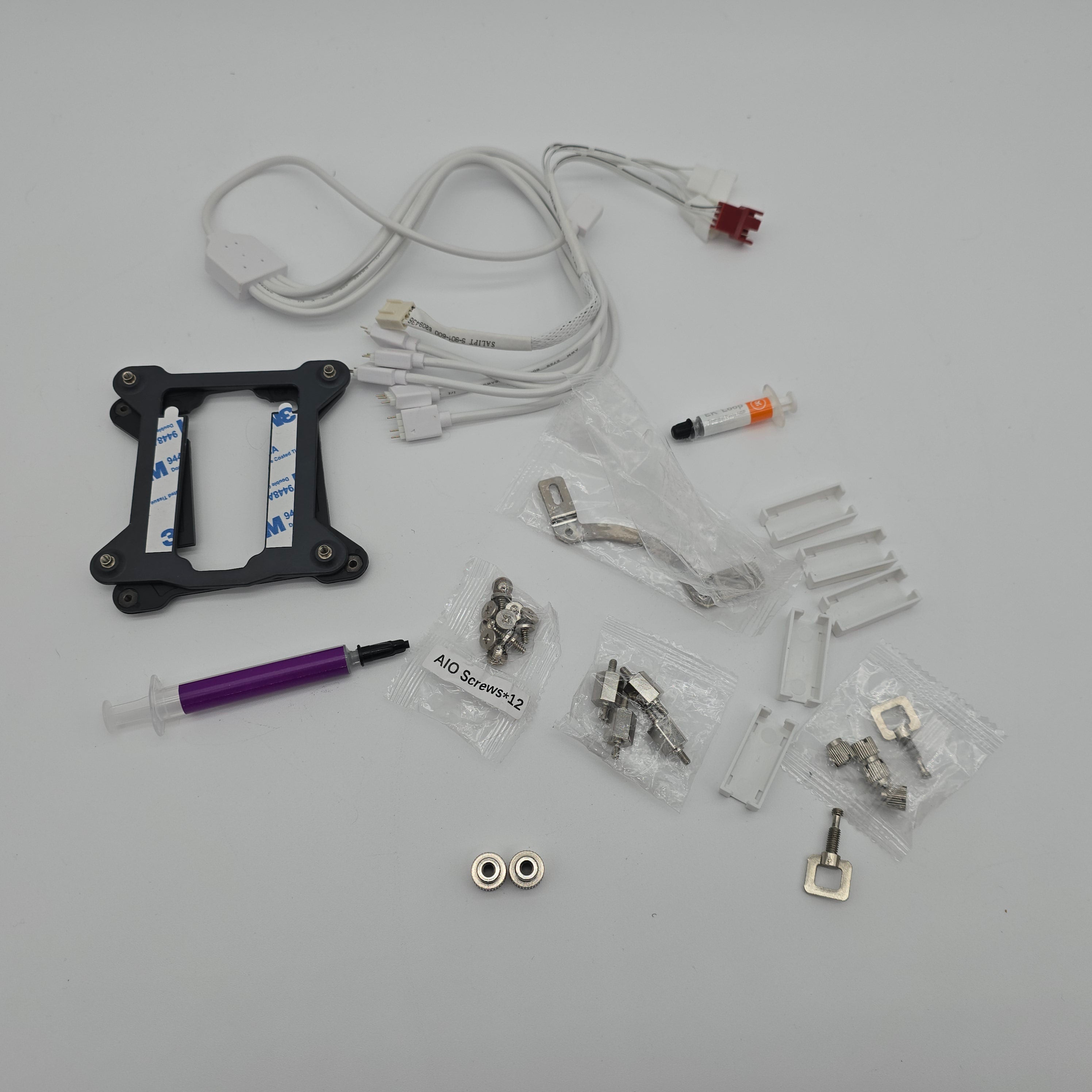 Cooler Master MasterLiquid 360L, 360mm AIO Liquid Cooler w/ RGB, 3x 120mm RGB Fans, White