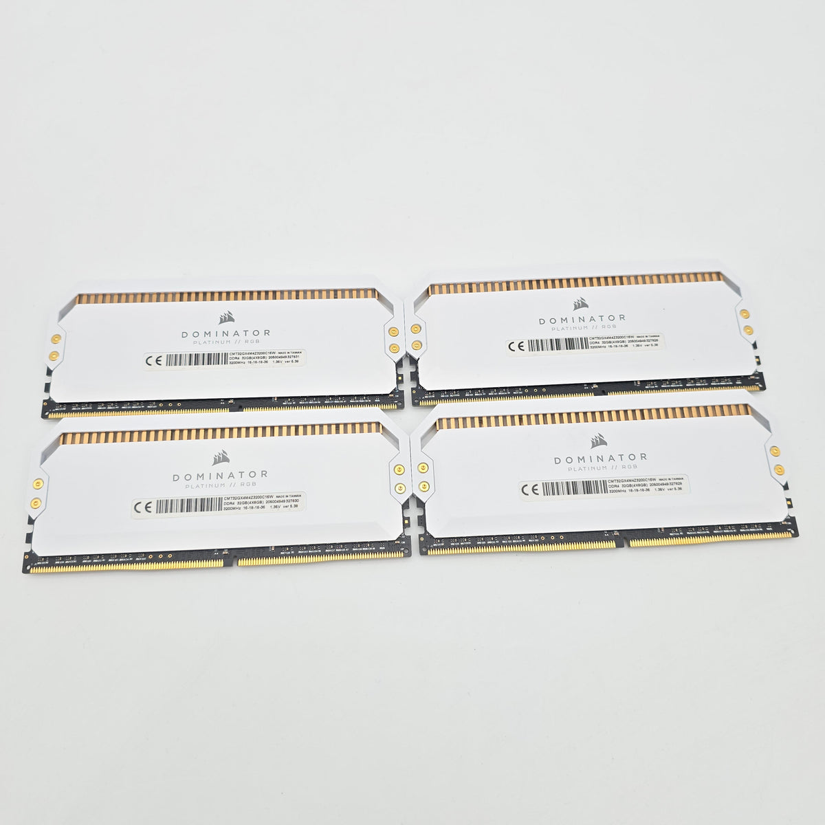 Corsair Dominator Platinum RGB 32GB DDR4, 3200MHz, Cl16-18-18-36, Desktop Gaming Memory RAM (4x8GB)