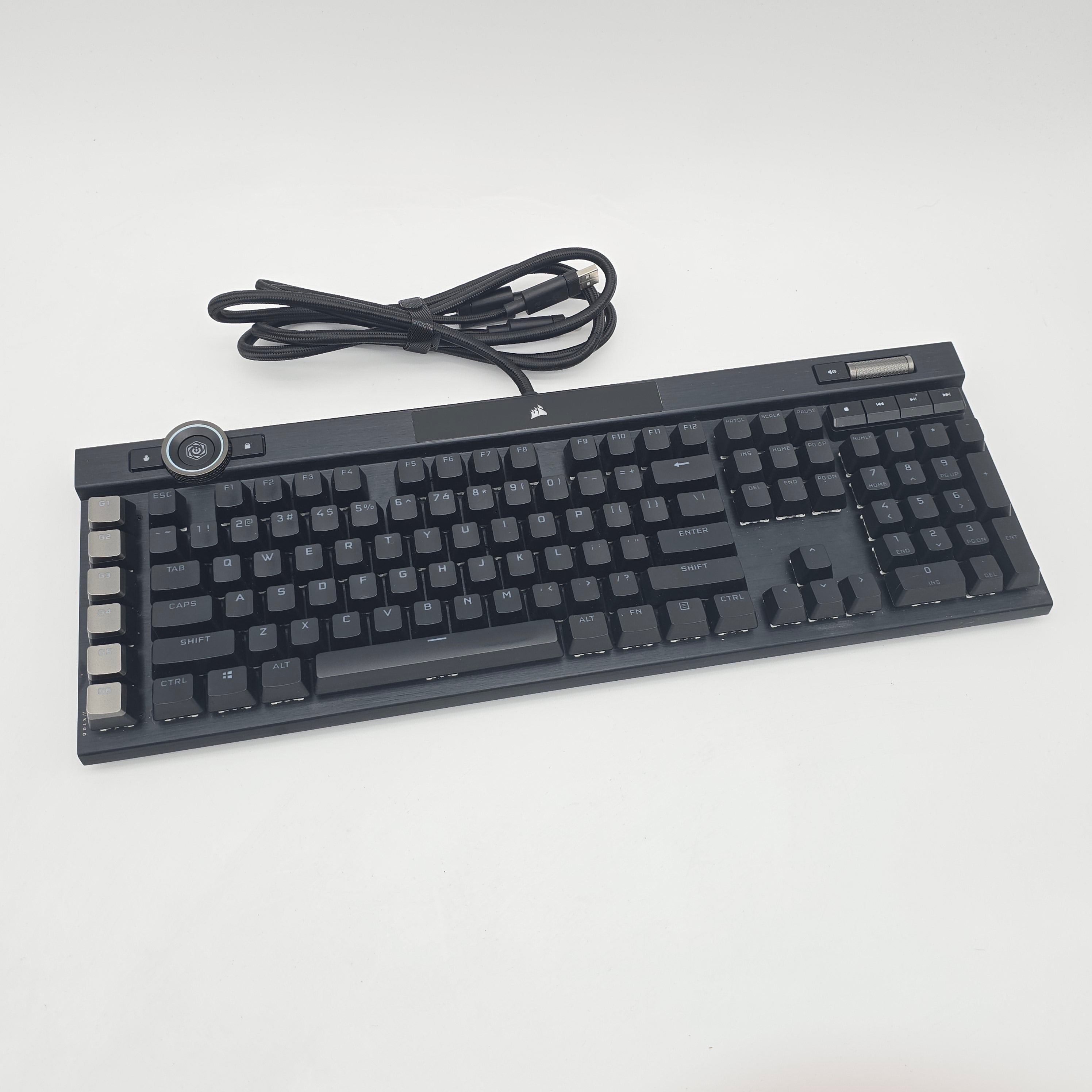 Corsair K100 RGB OPX, Optical-Mechanical Full-Size Gaming Keyboard