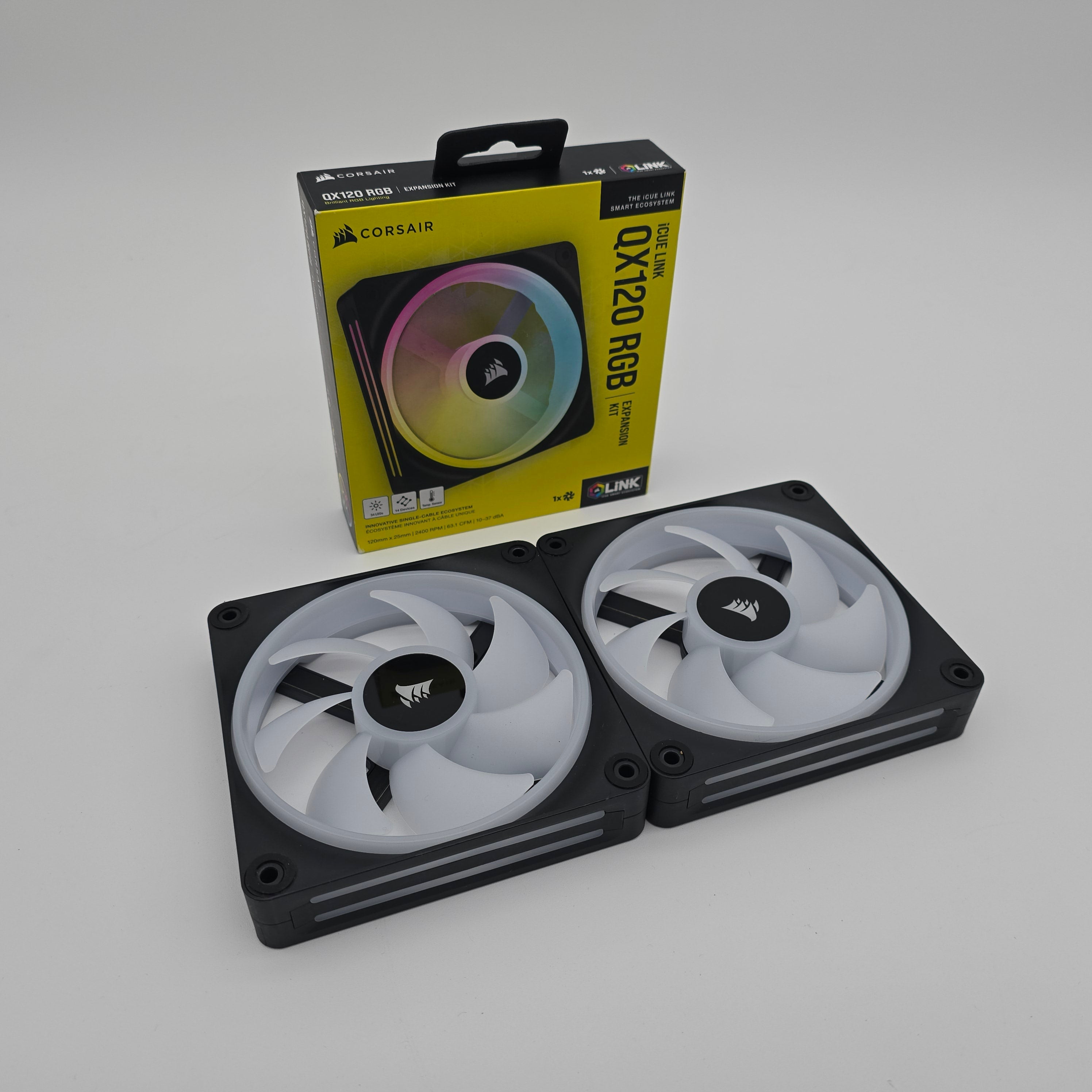 Corsair QX120 120mm RGB PC Fans, Corsair iCue Link