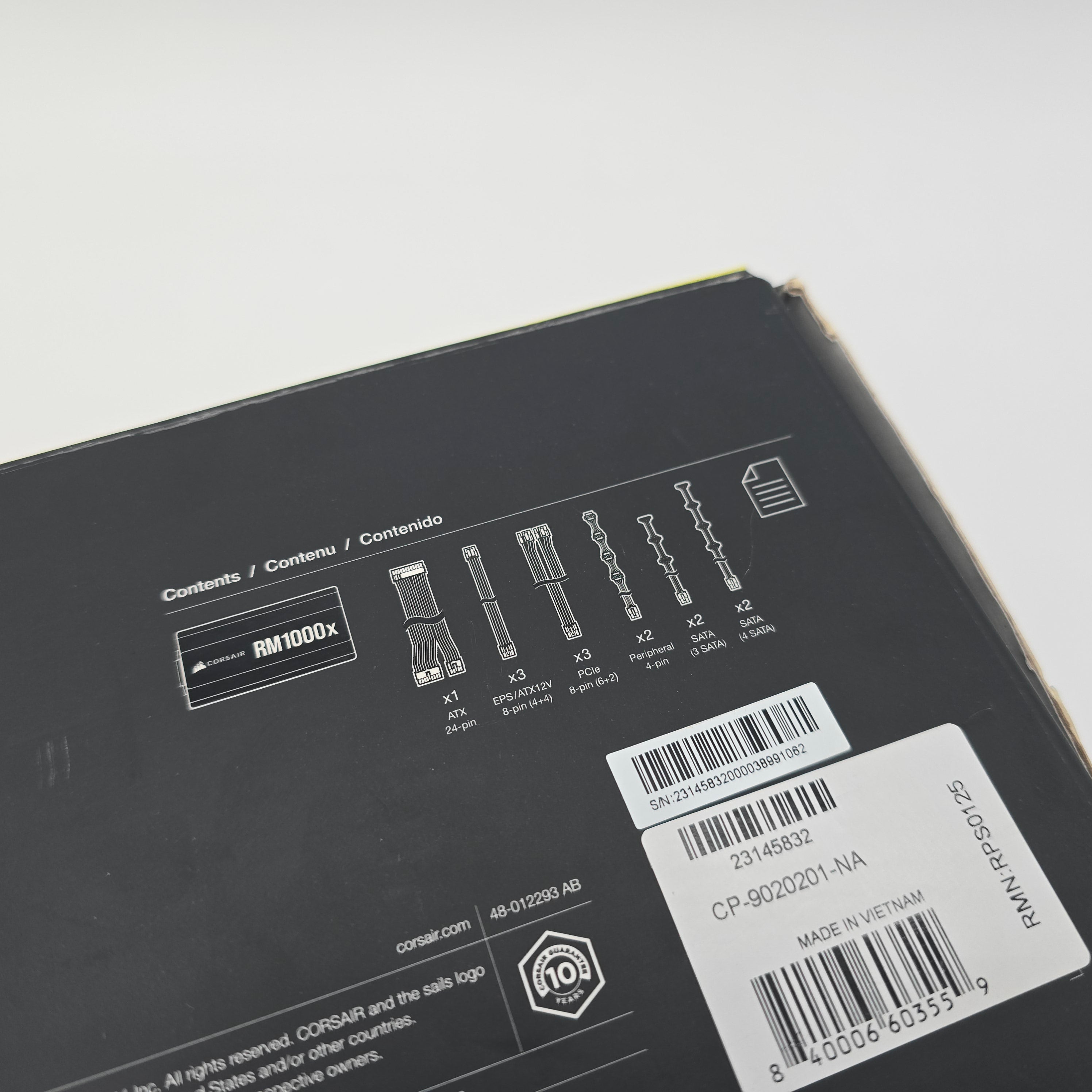 Corsair RM1000X 1000W PSU Power Supply 80+ Gold Fully Modular