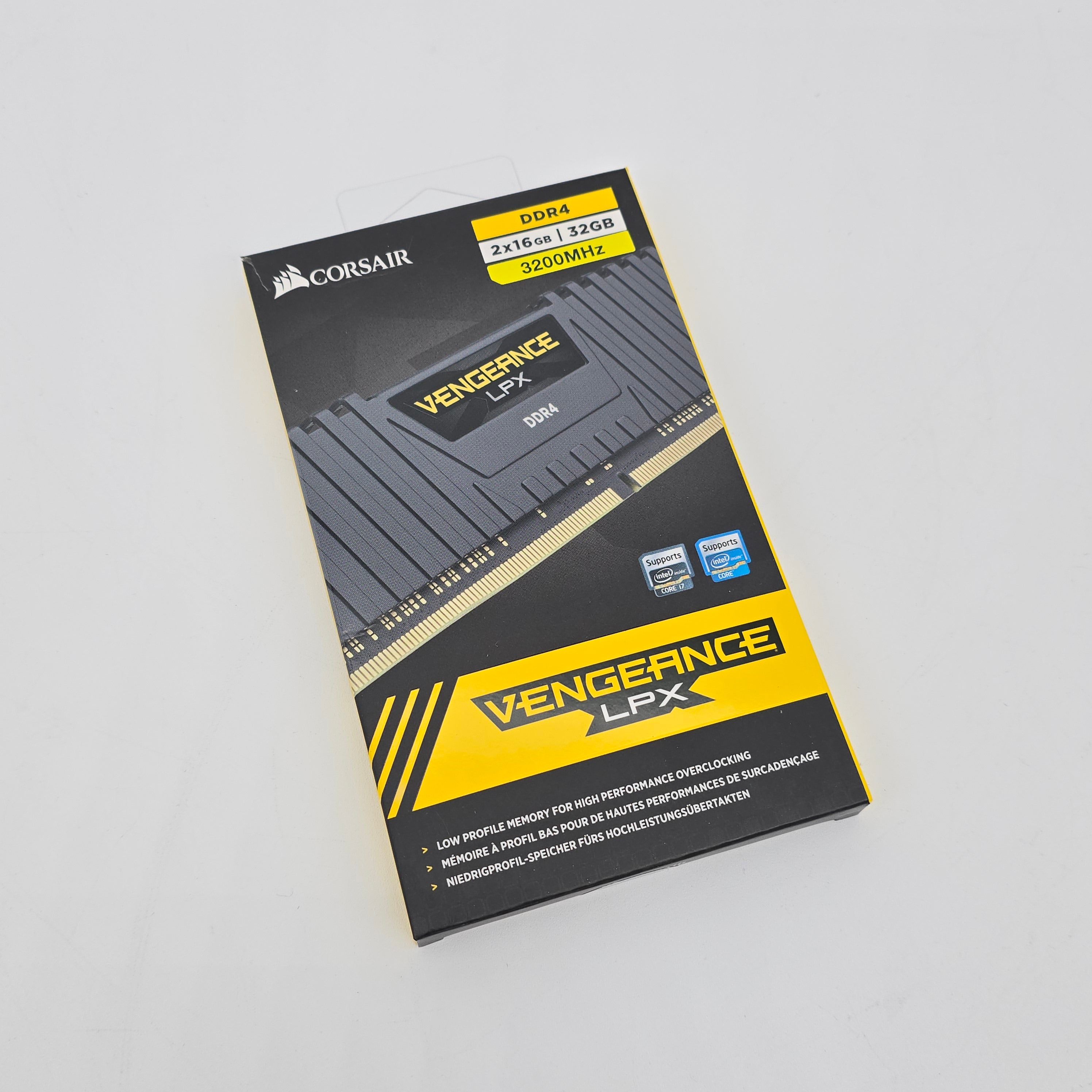 Corsair Vengeance LPX 32GB DDR4 RAM, 2x16GB, CL16-20-20-38 Memory