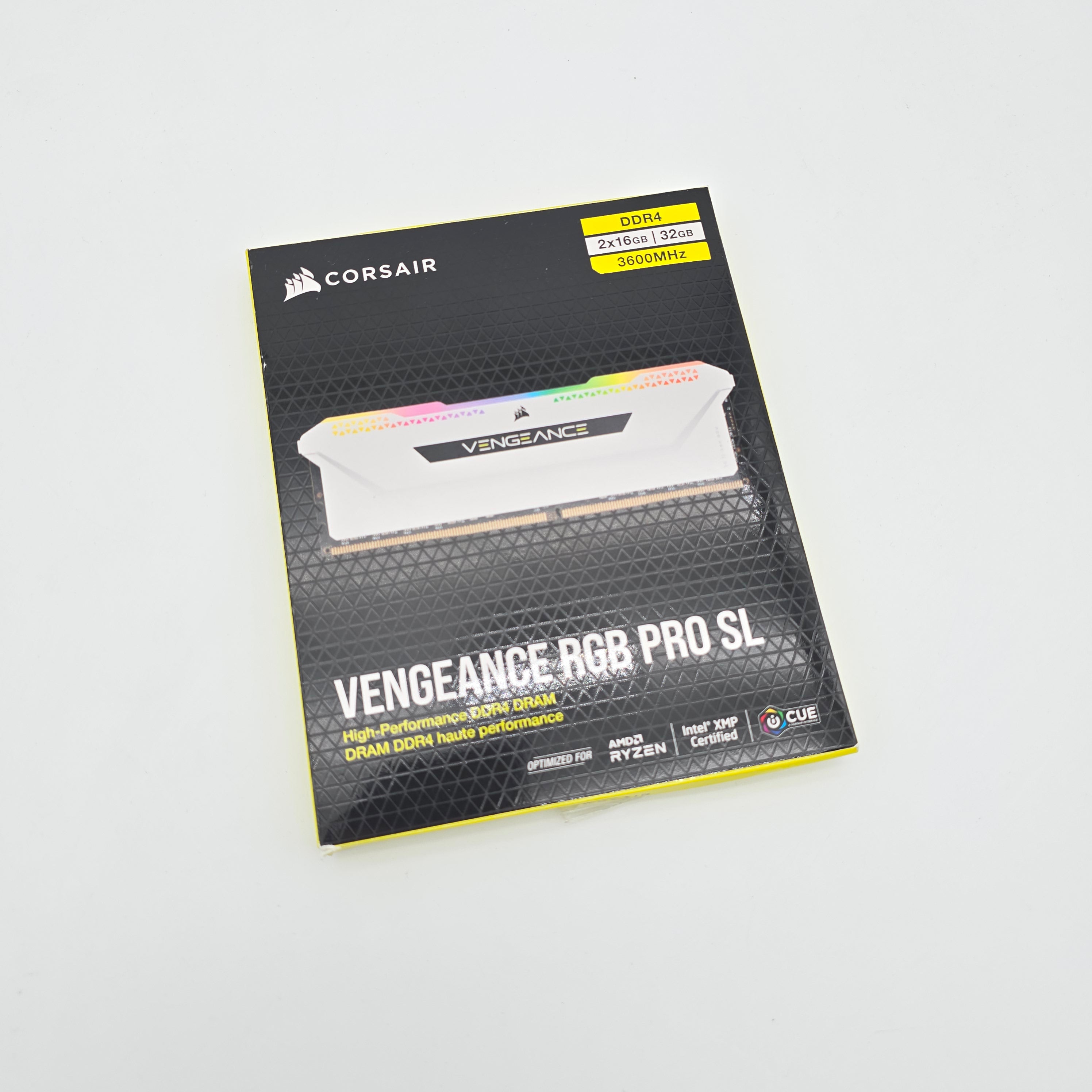 Corsair Vengeance RGB Pro SL 32GB DDR4, 3600MHz, CL18-22-22-42, Desktop Gaming Memory RAM (2x16GB)