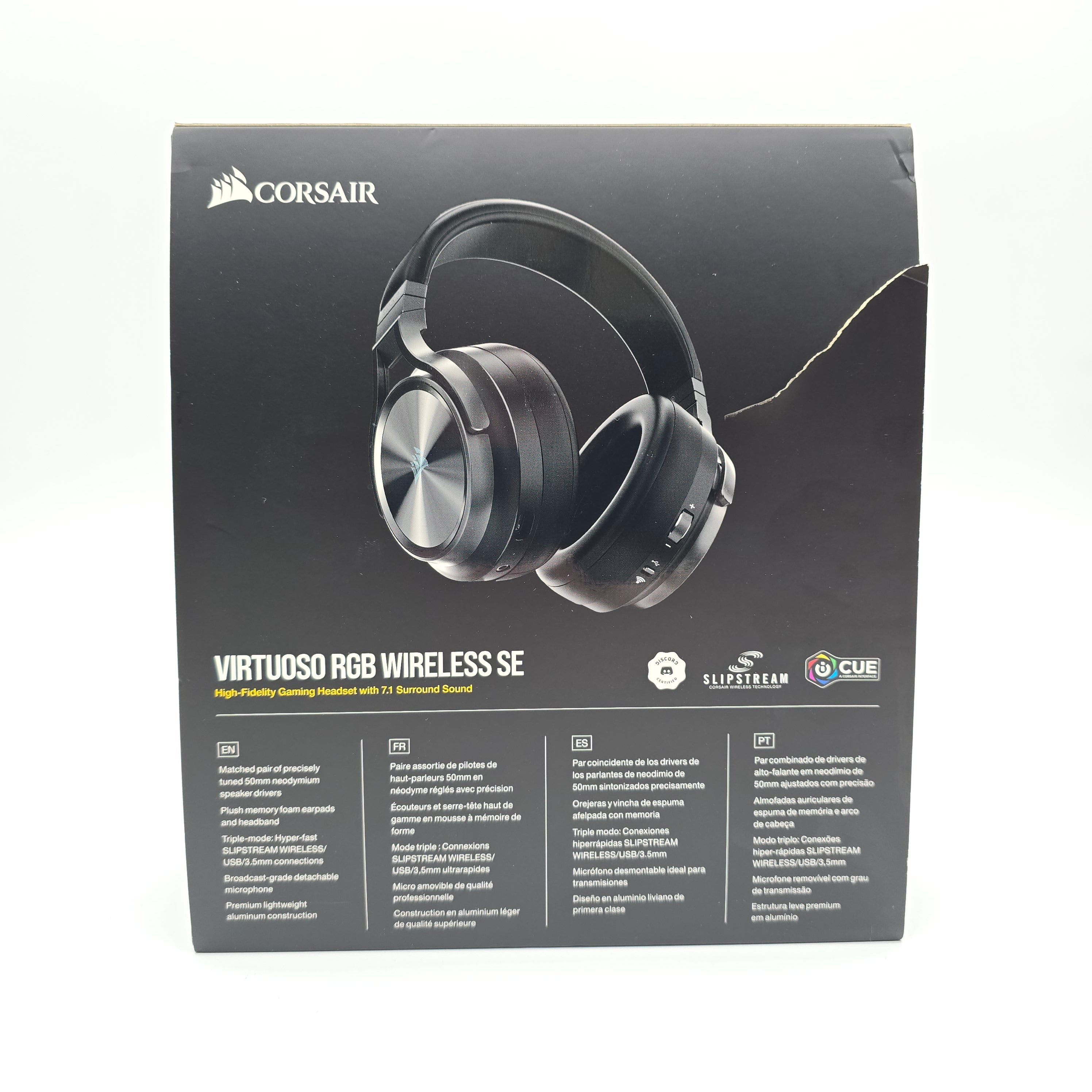 Corsair Virtuoso RGB Wireless SE, Wireless High Fidelity Gaming Headset