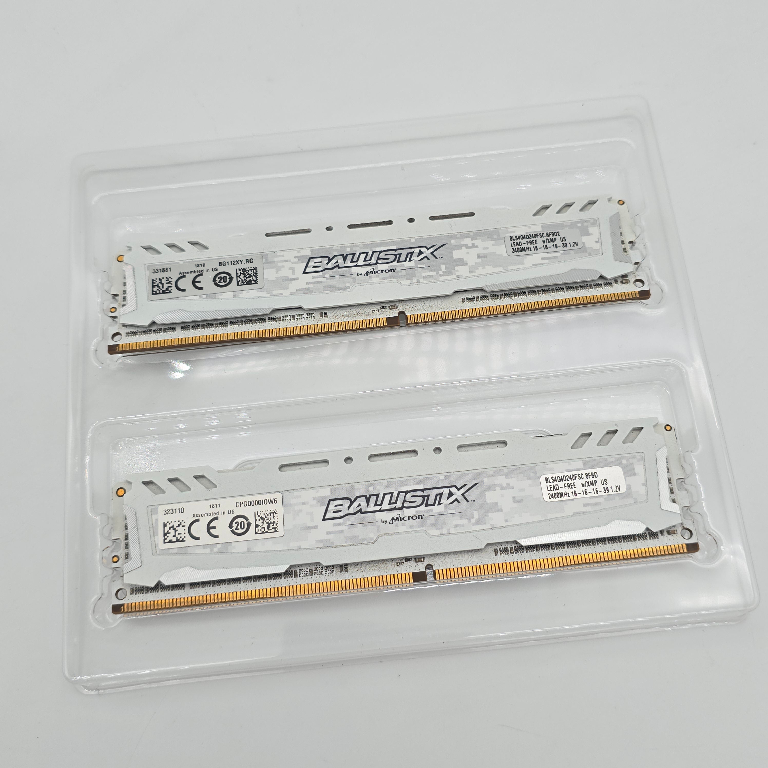 Crucial Ballistix Sport 16GB DDR4, 2400MHz, Desktop Gaming Memory RAM (2x8GB)