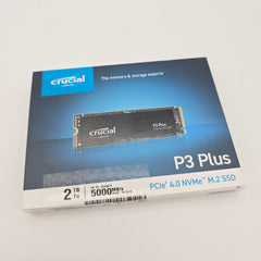 Crucial P3 Plus 2TB M.2 NVMe Gen4 SSD, Internal Gaming Solid State Drive Storage