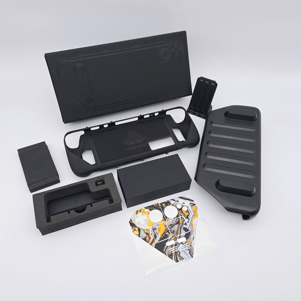 dbrand Killswitch Travel Kit for Steam Deck w/ Case, Kickstand, Skin, Joystick Grips, Dock Adapter Kit
