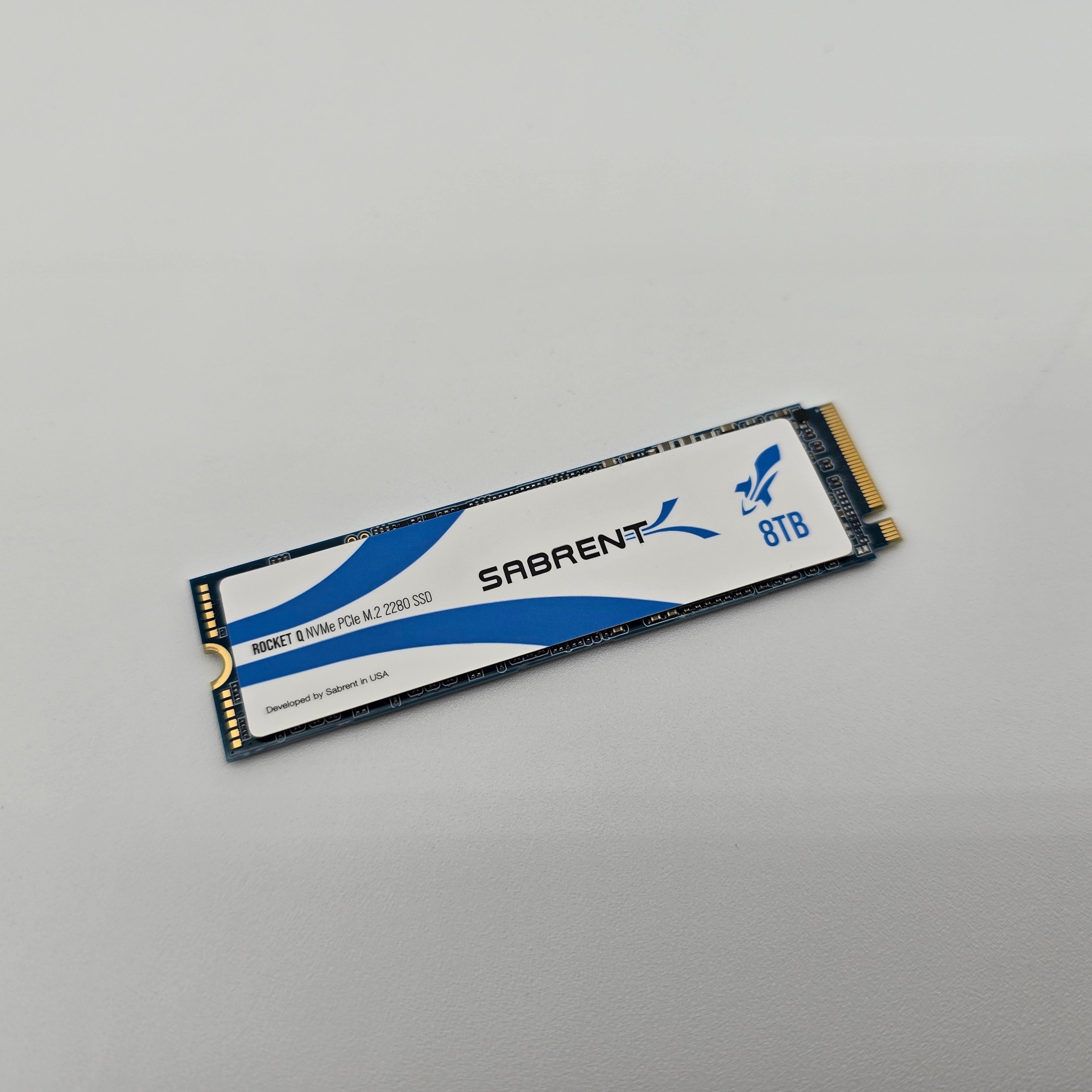 8TB Sabrent Rocket Q NVMe SSD, PCIe NVMe SSD