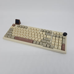 EPOMAKER RT100 Retro Mechanical Gaming Keyboard, RGB, Wireless, Hotswap Screen, Flamingo Pink Switches