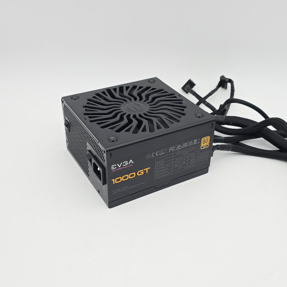 EVGA 1000GT Power Supply 1000W, Gold, Fully Modular