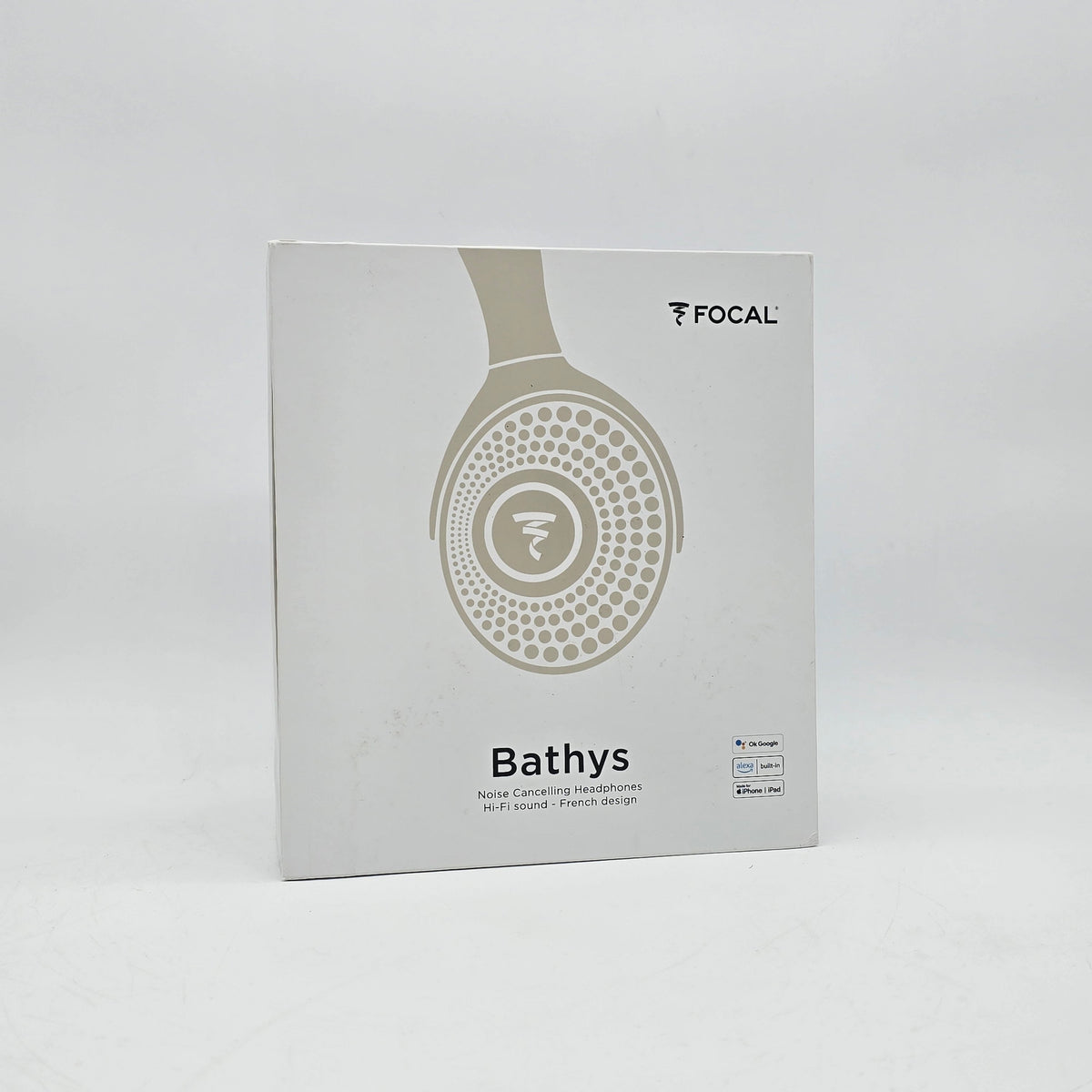 Focal Bathys High Fidelity Wireless Noise Cancelling Headphones, Dune Color, Open Box