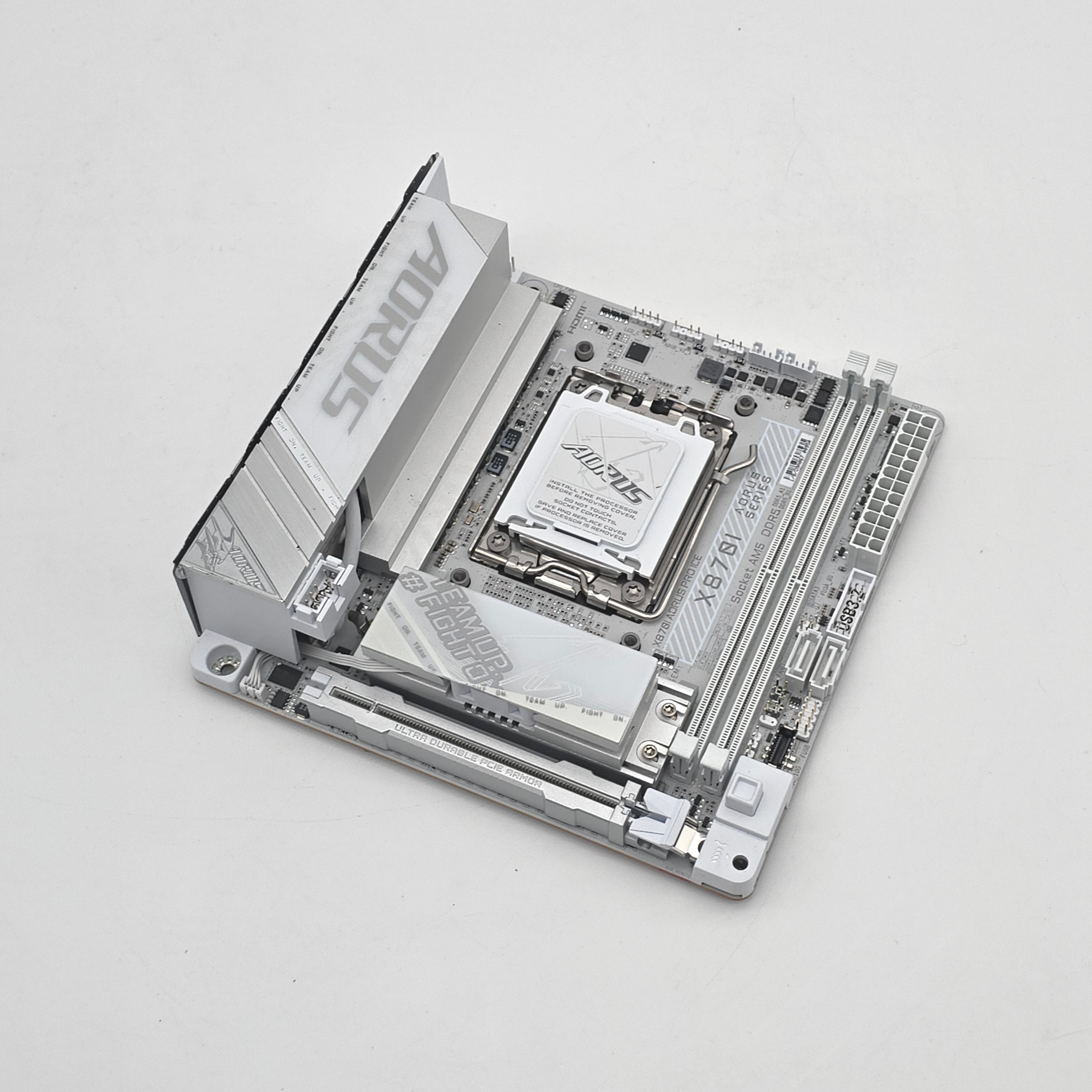Gigabyte Aorus X870I Aorus Pro Ice, AMD Socket AM5, Mini-ITX Desktop Gaming Motherboard