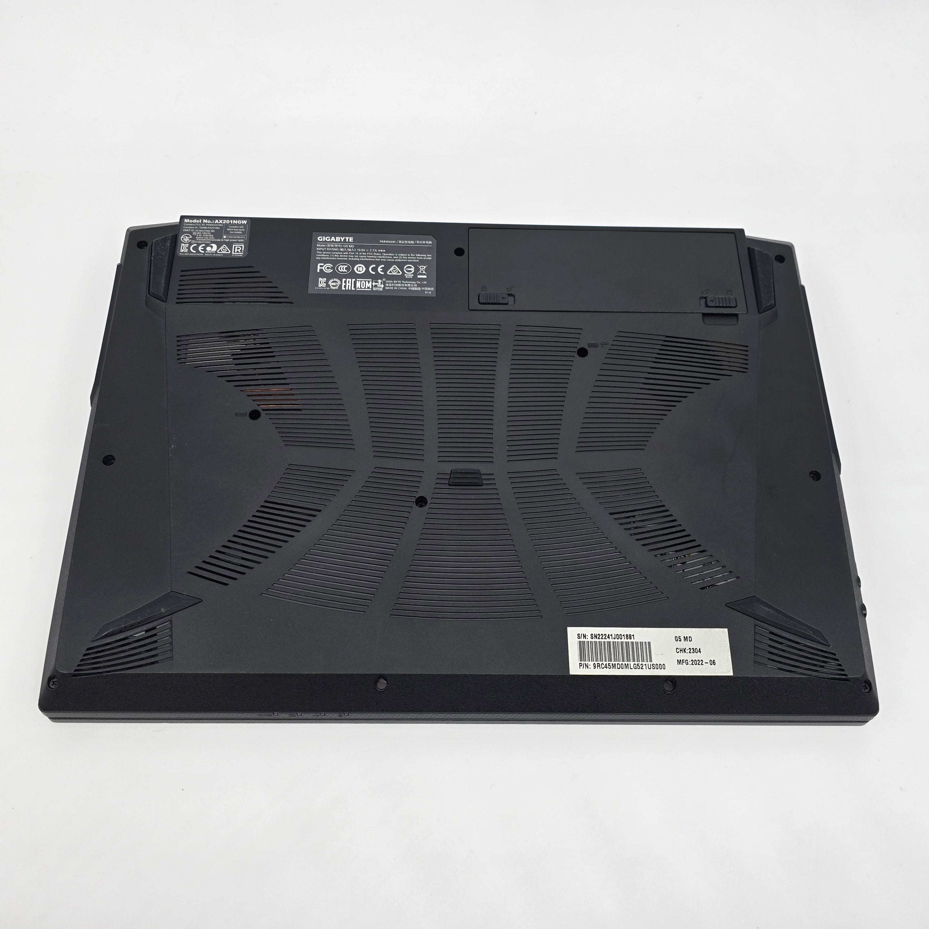 Gigabyte G5 MD 15.6" Gaming Laptop, RTX 3050Ti, Intel i5-11400H, 8GB RAM, 1080p 144Hz