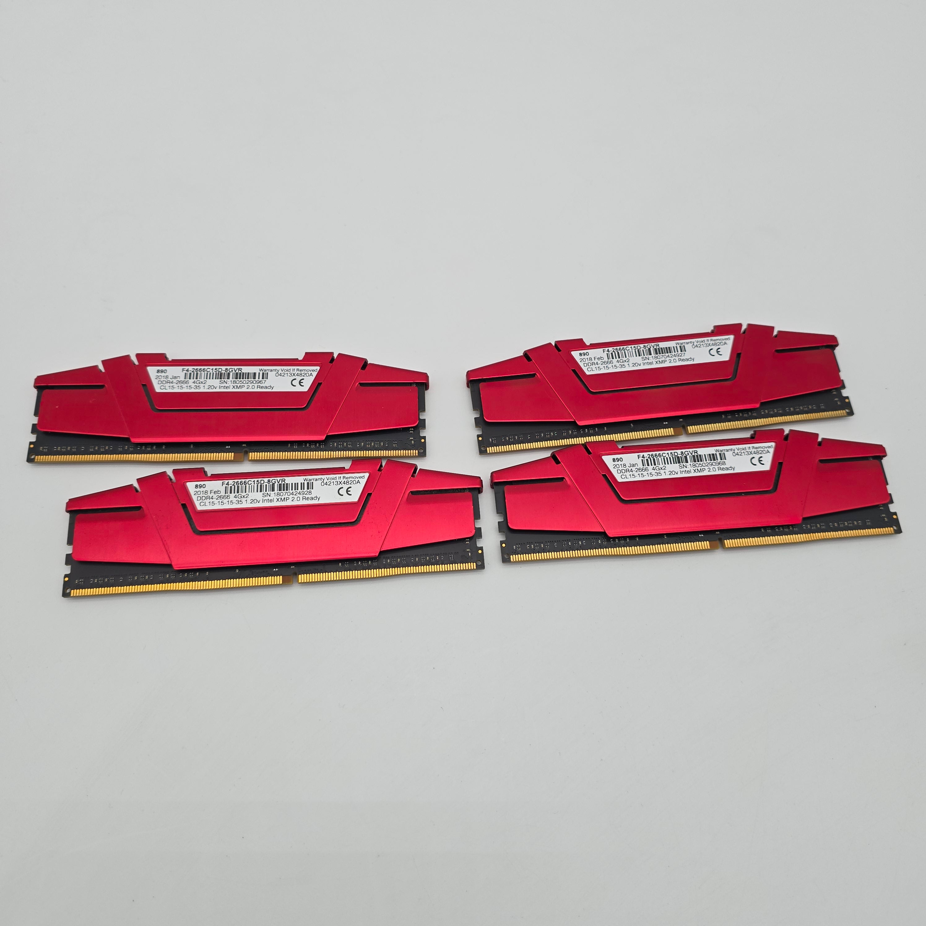 G.Skill Ripjaws V 16GB DDR4, 2666MHz, CL15-15-15-35, Desktop Gaming Memory RAM (4x4GB)