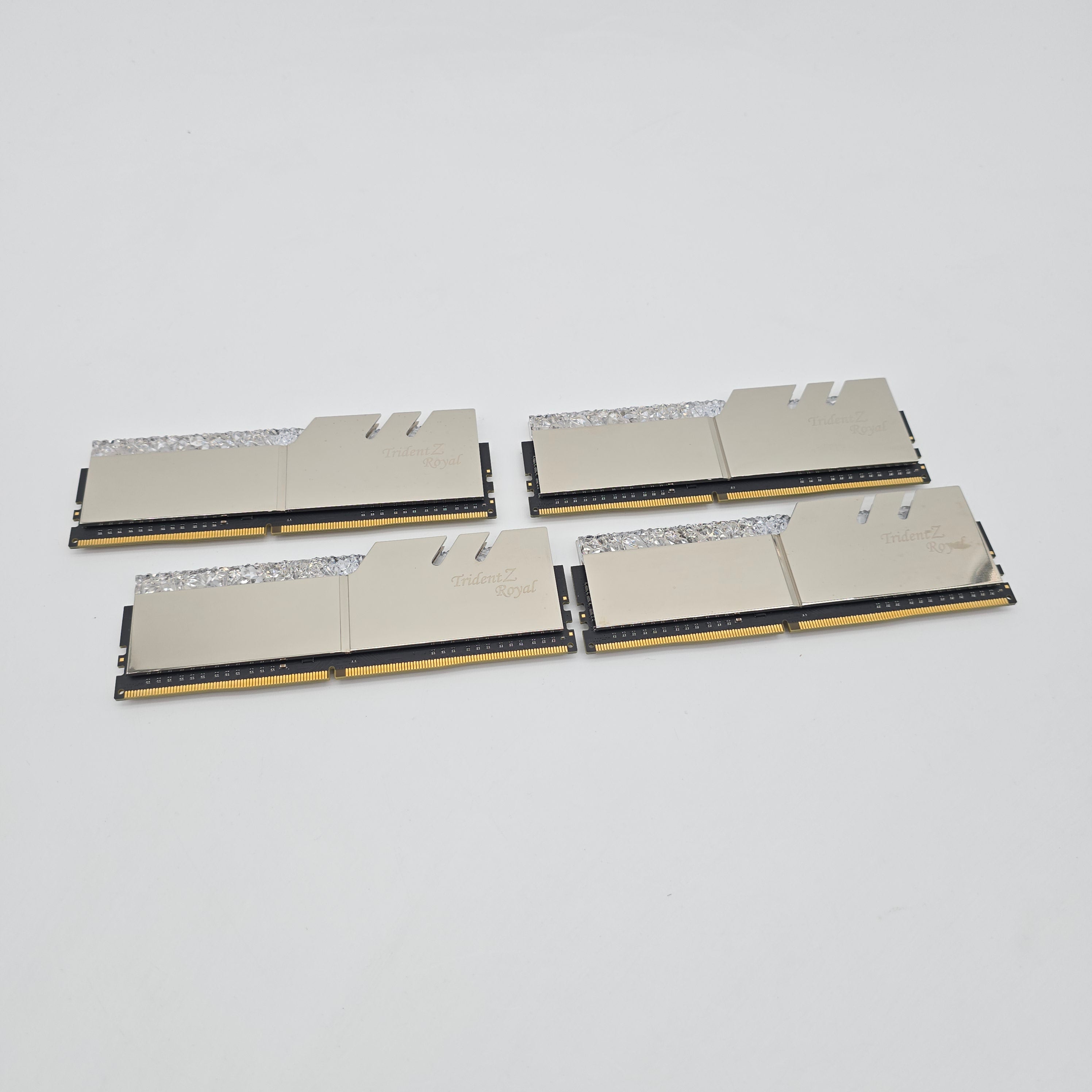 G.Skill Trident Z Royal 64GB DDR4, 3600MHz, Cl18-22-22-42, Desktop Gaming Memory RAM (4x16GB)