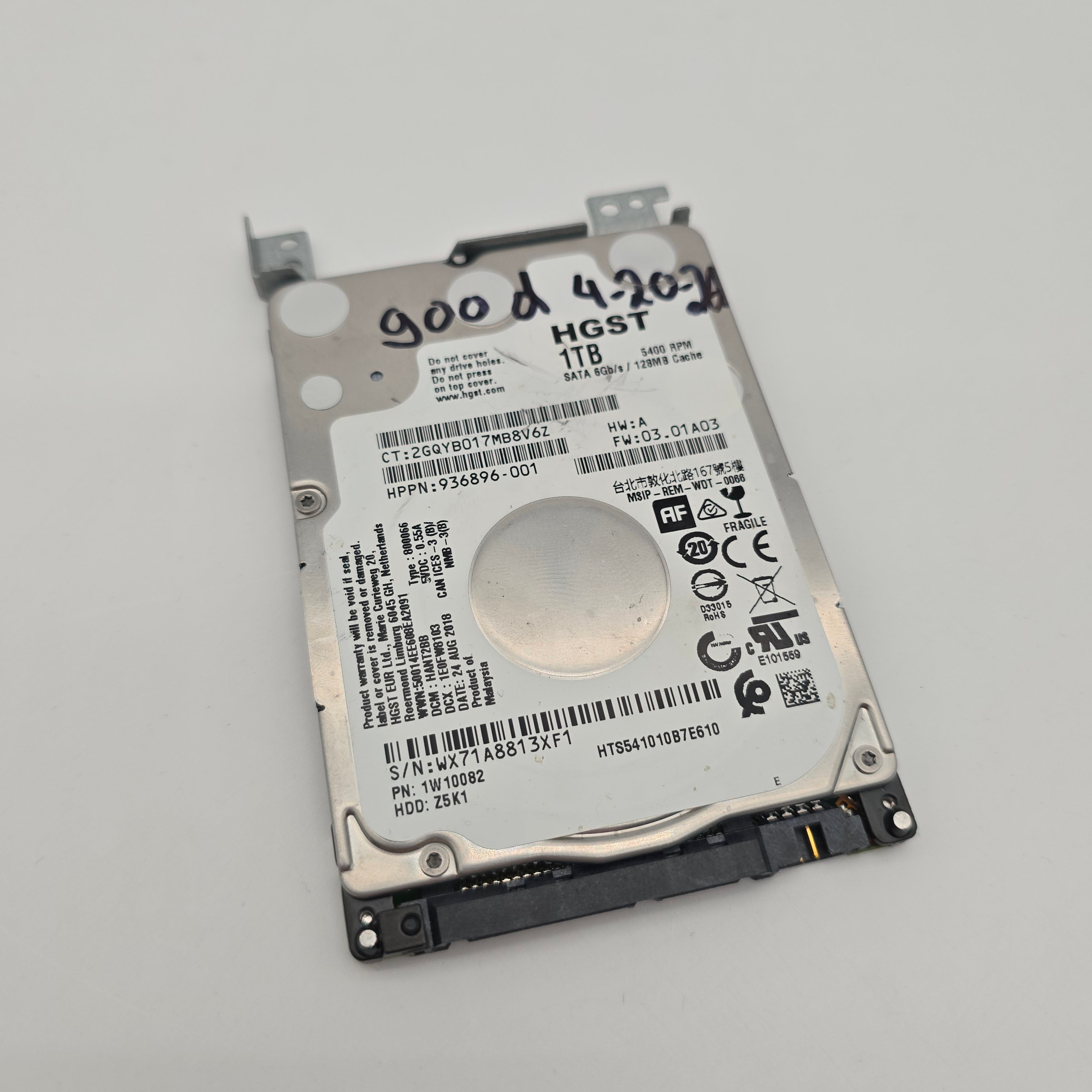 HGST Travelstar 1TB SATA Hard Drive HDD Storage
