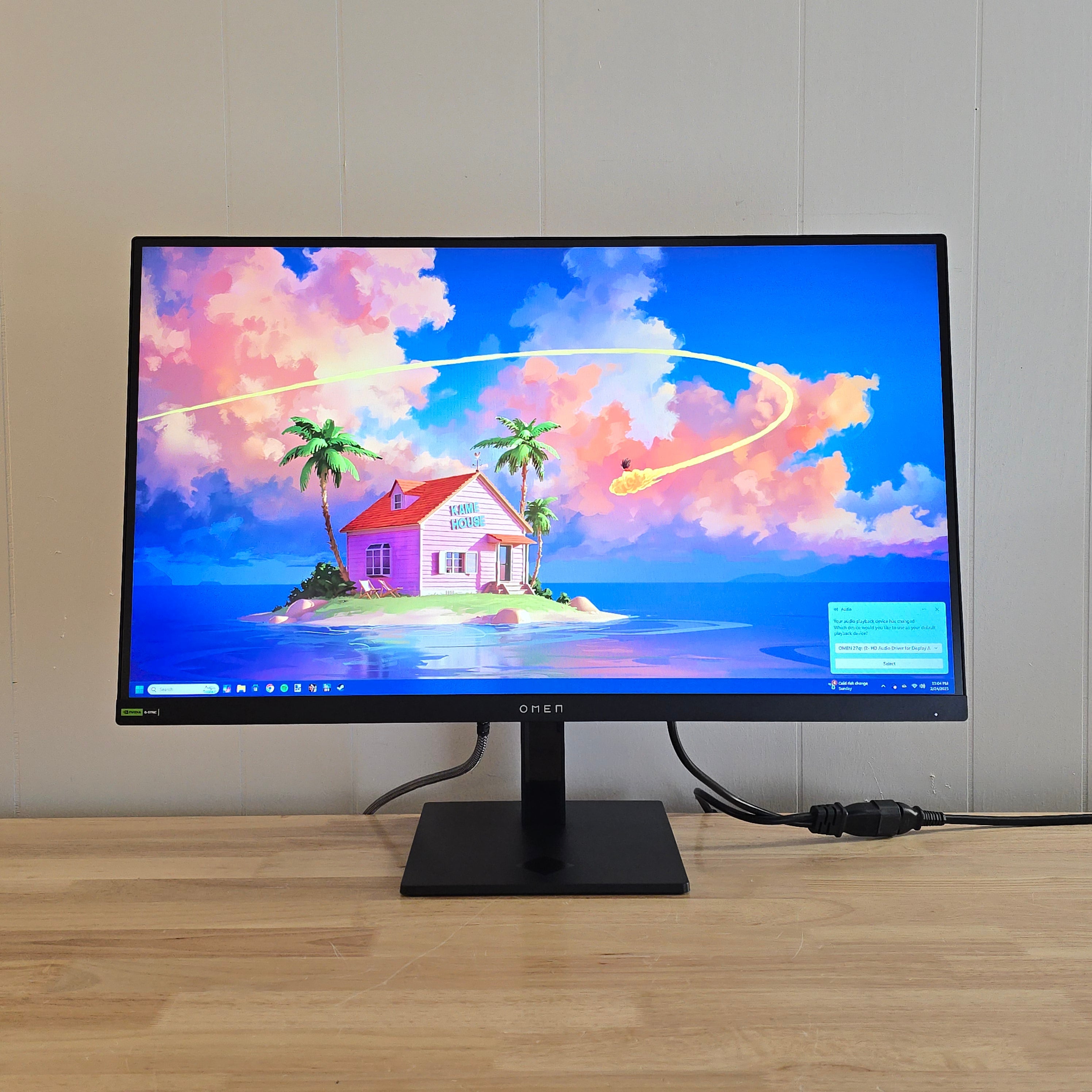HP OMEN 27QS, 27" IPS LED QHD 240Hz FreeSync and G-SYNC Gaming Monitor