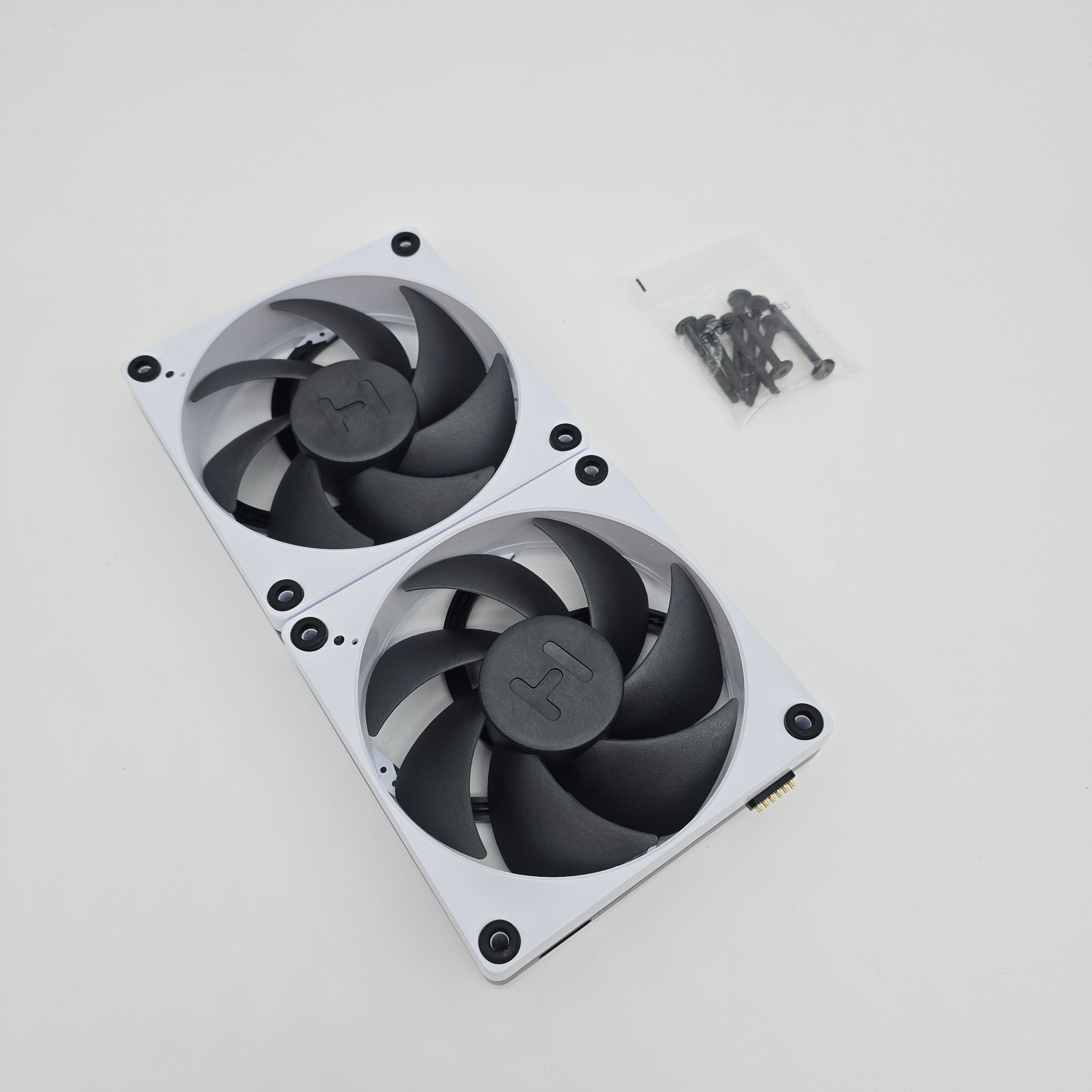 Hyte Thicc FP12 Fans for Q60 Thicc AIO Liquid Cooler w/ Hardware, 2x120mm Fans