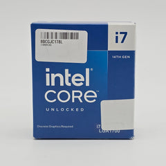 Intel Core i7-14700KF, Socket LGA1700, Desktop Gaming Processor CPU