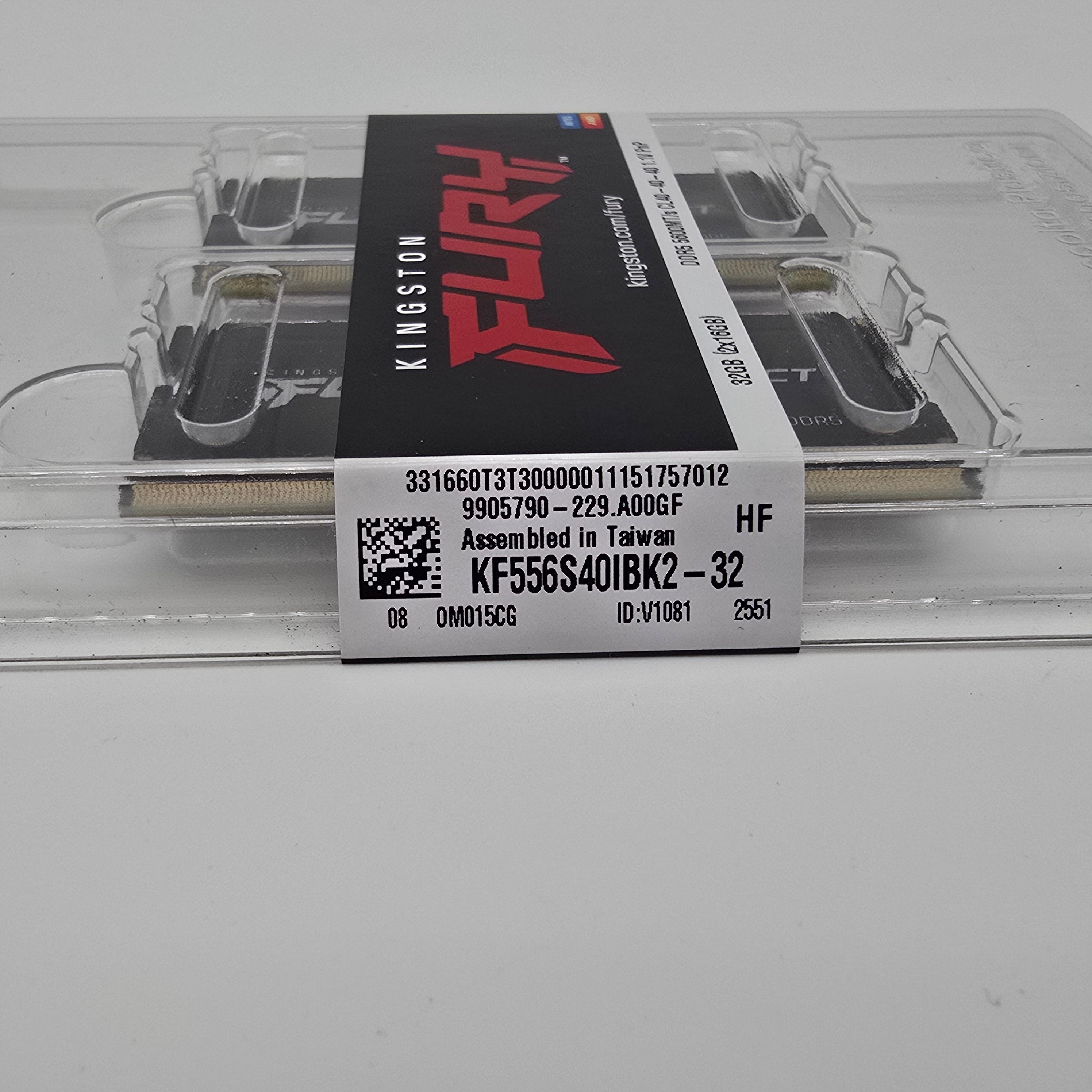 Kingston Fury Impact 32GB DDR5 RAM, 2x16GB, 5600MHz, SODIMM Laptop Memory RAM