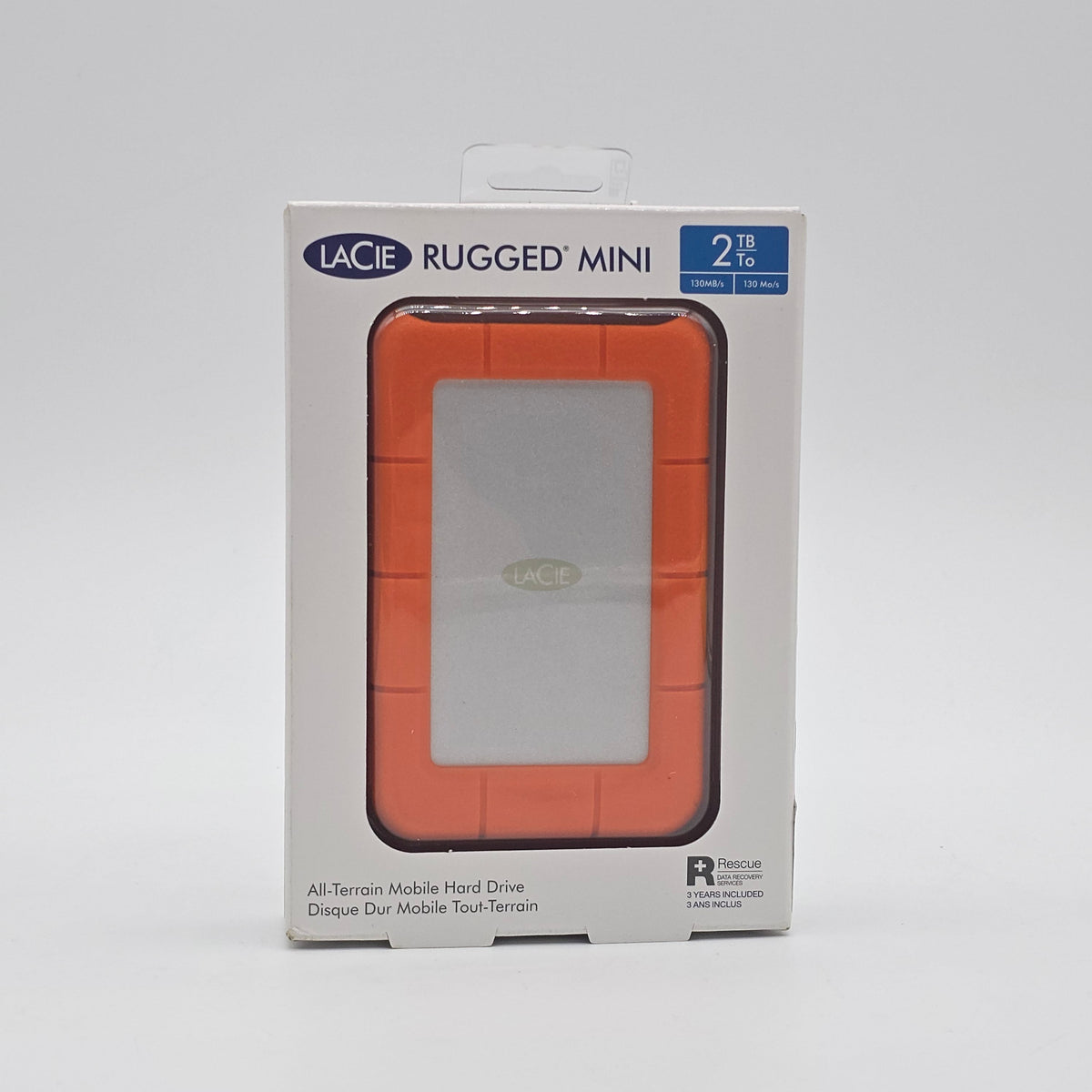 Seagate Lacie Rugged Mini 2TB External Hard Drive HDD Storage