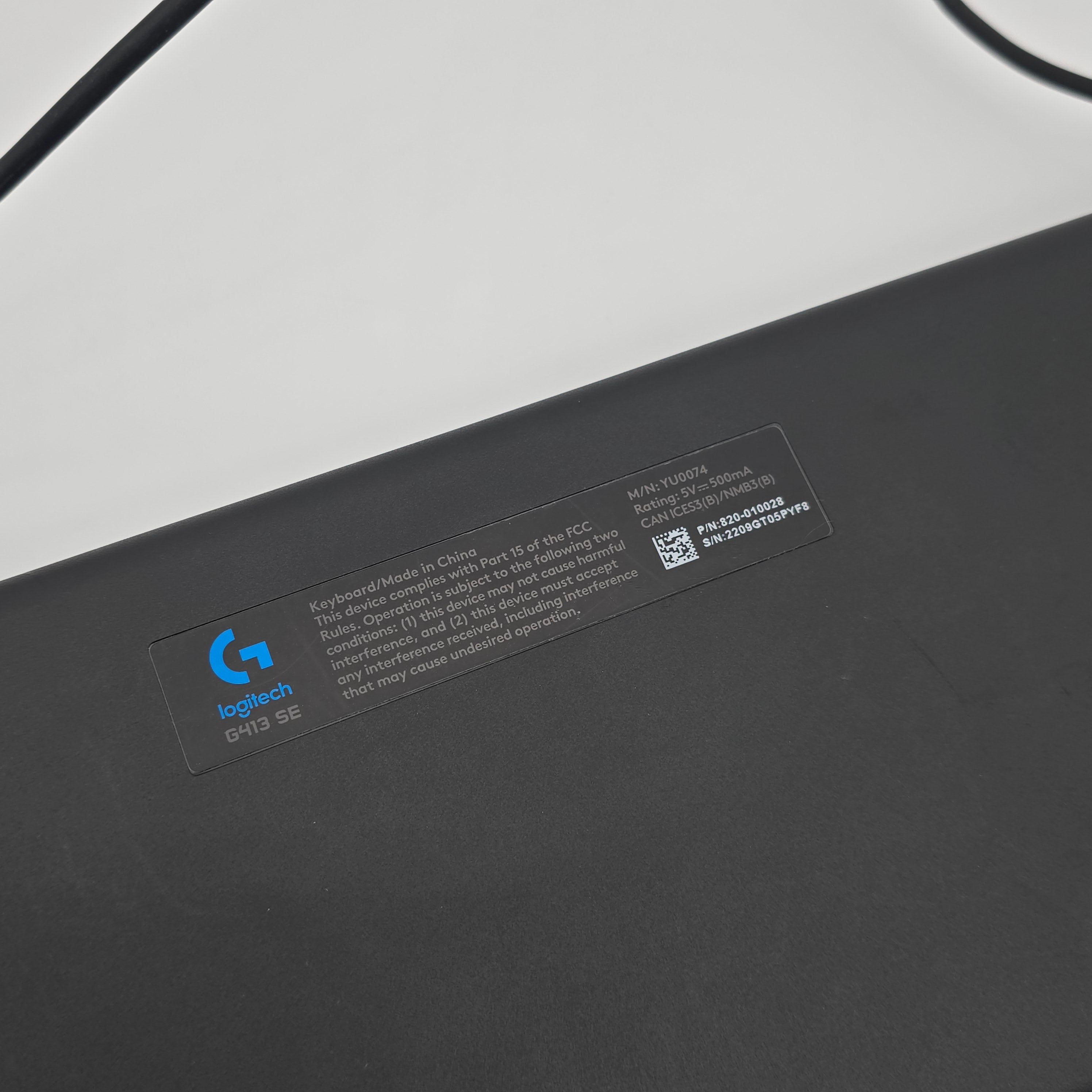 Logitech G413 SE Mechanical Gaming Keyboard