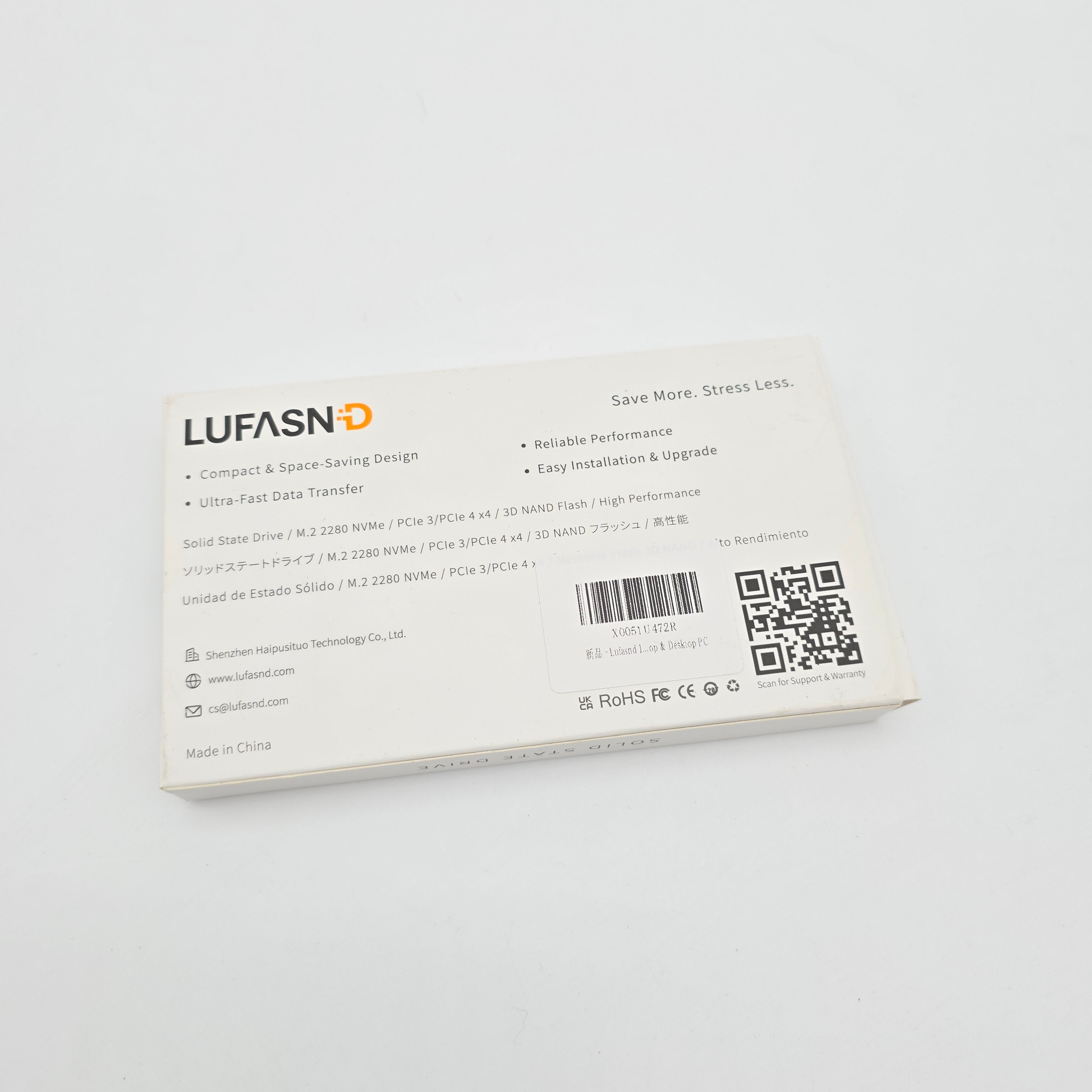 Lufasnd 1TB M.2 NVMe SSD Storage, Gen 3 PCIe NVMe