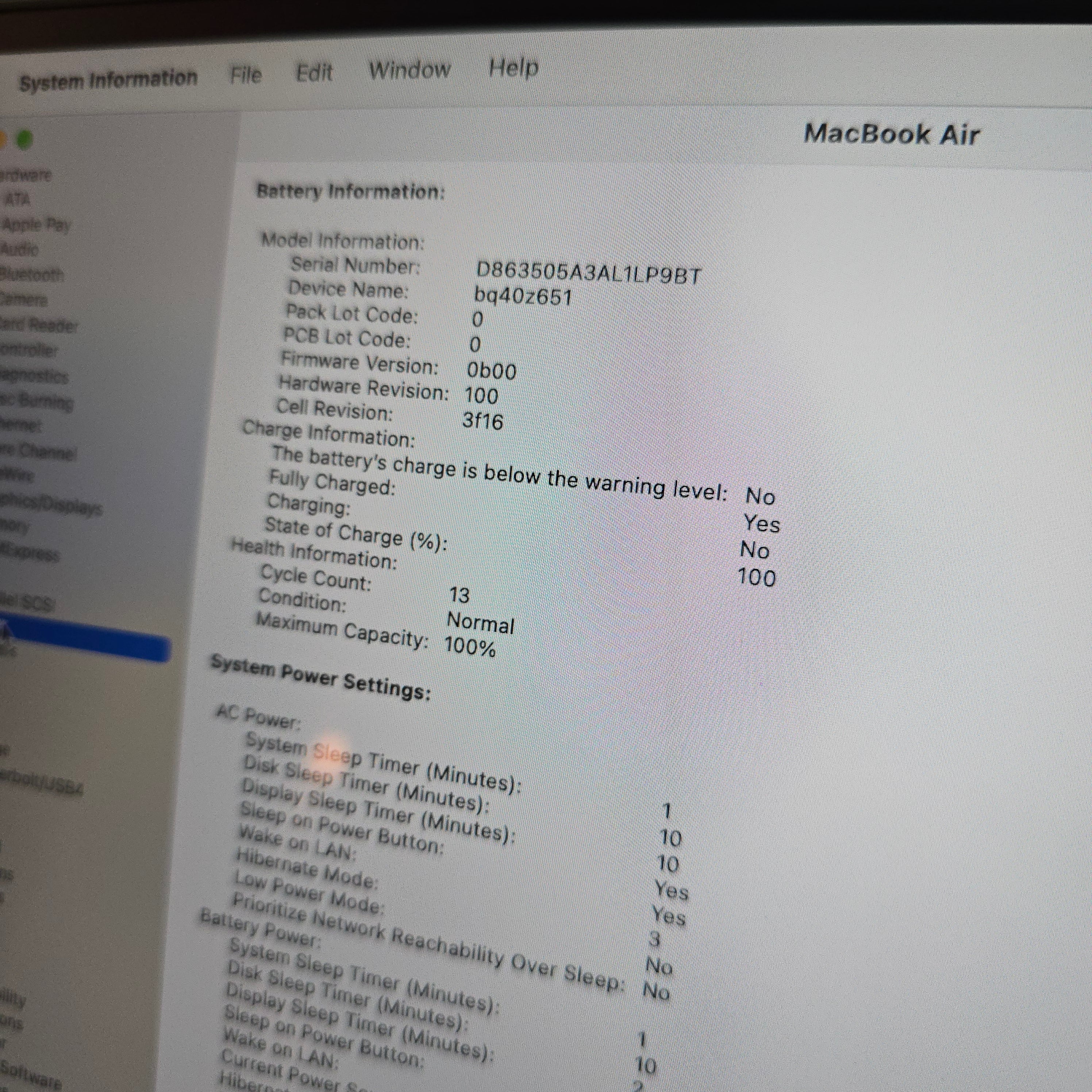 Macbook Air M3 15", 8GB RAM, 256GB, Midnight Blue Laptop