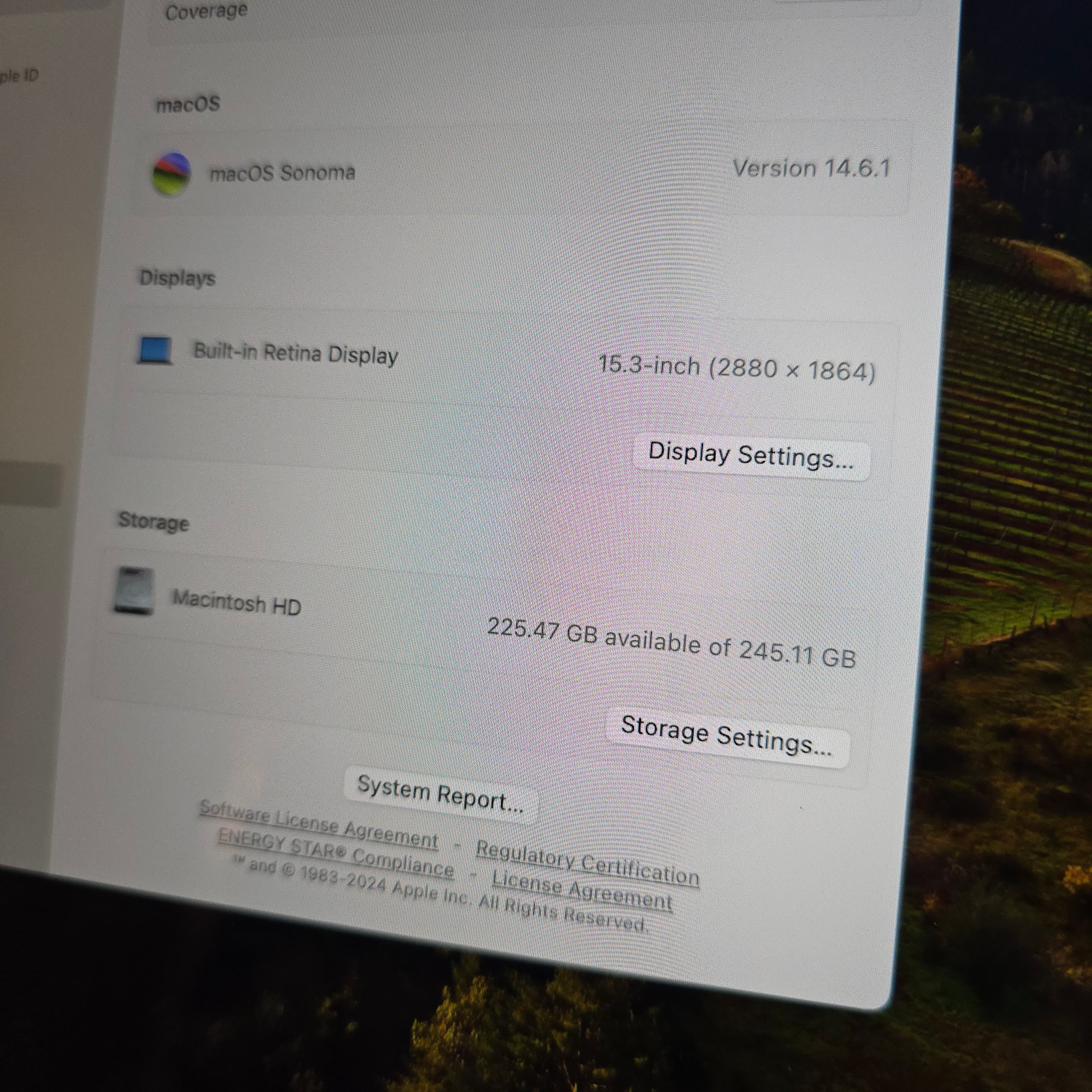 Macbook Air M3 15", 8GB RAM, 256GB, Midnight Blue Laptop