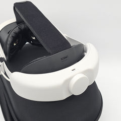 Meta Quest 3 128GB Virtual Reality VR Headset w/ Upgraded Battery Headstrap, Carrying Case