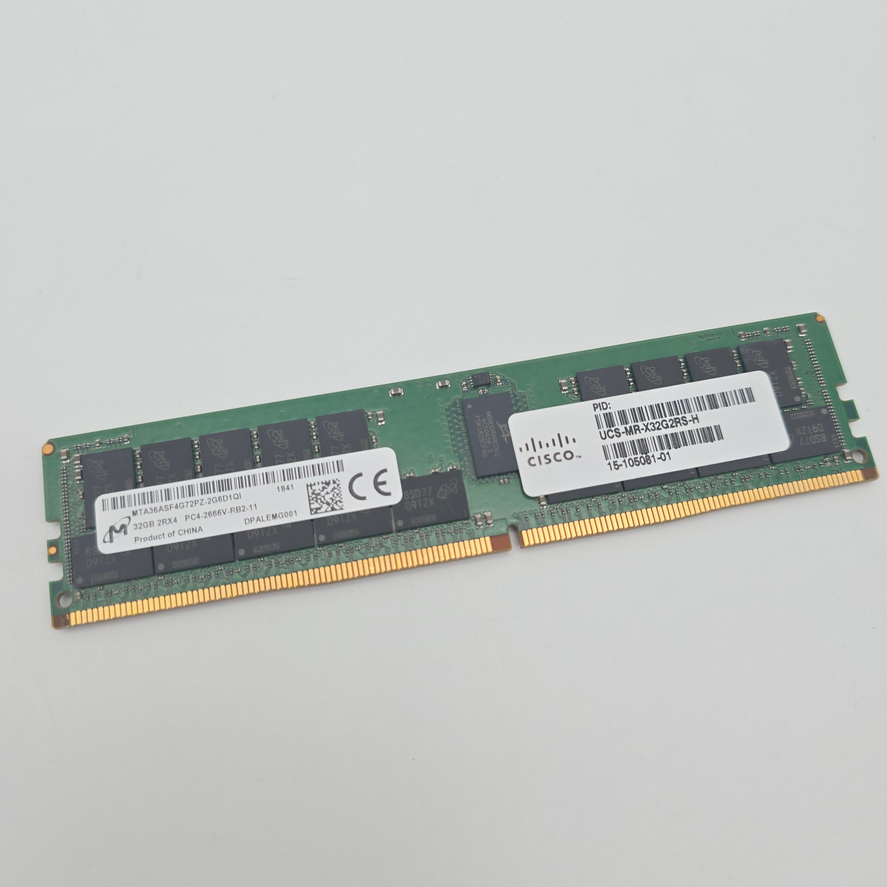 Micron 32GB DDR4, 2666MHz, RDIMM Workstation Server Memory RAM