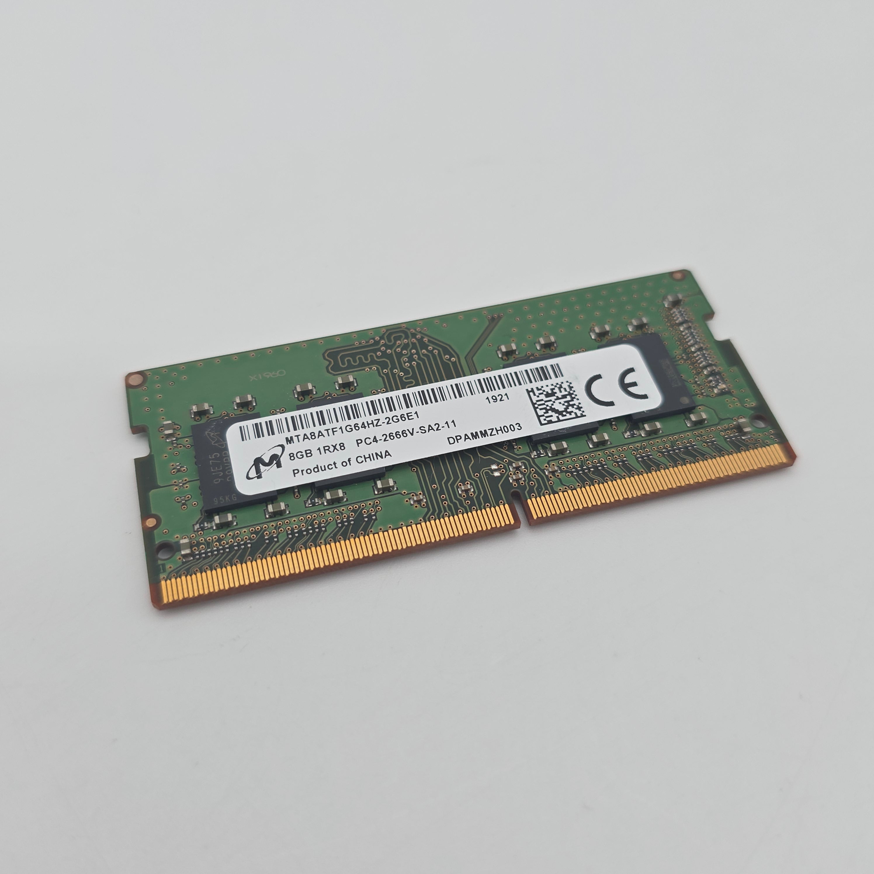 Micron 8GB DDR4, 2666MHz, SODIMM Laptop Memory RAM