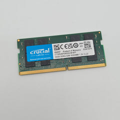 Micron Crucial 32GB DDR4, 3200MHz, CL22, SODIMM Laptop Gaming Memory RAM (1x32GB)