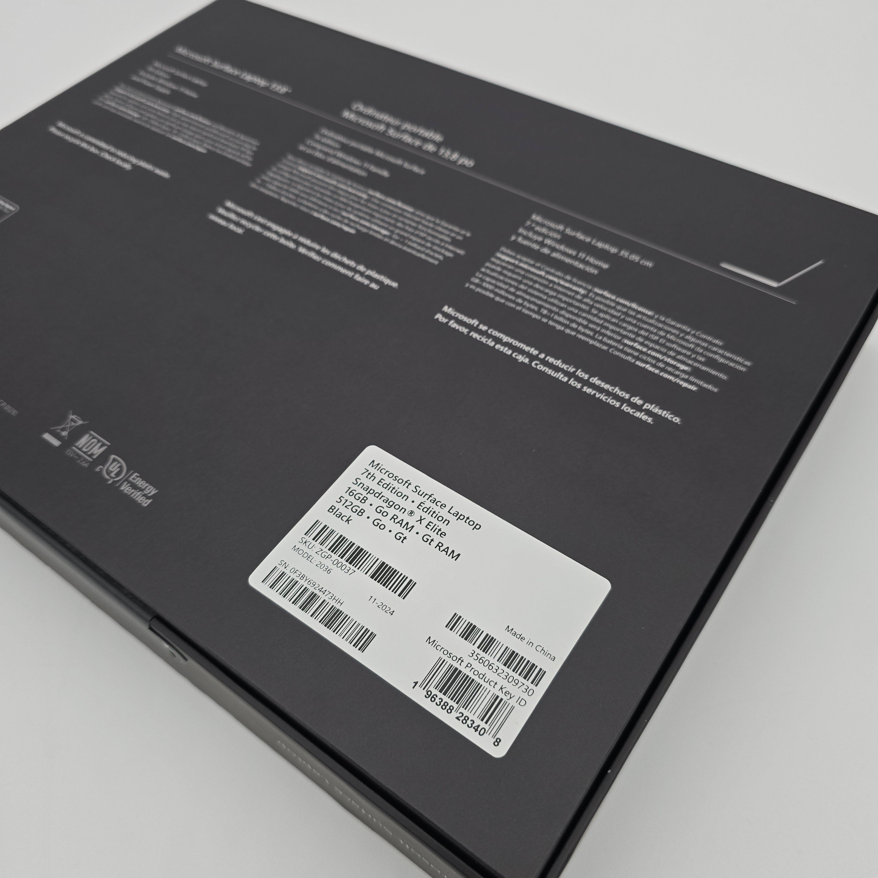Microsoft Surface Laptop 13.8" 7th Gen, Snapdragon X Elite, 16GB RAM, 512GB SSD, Brand New Sealed, Copilot+