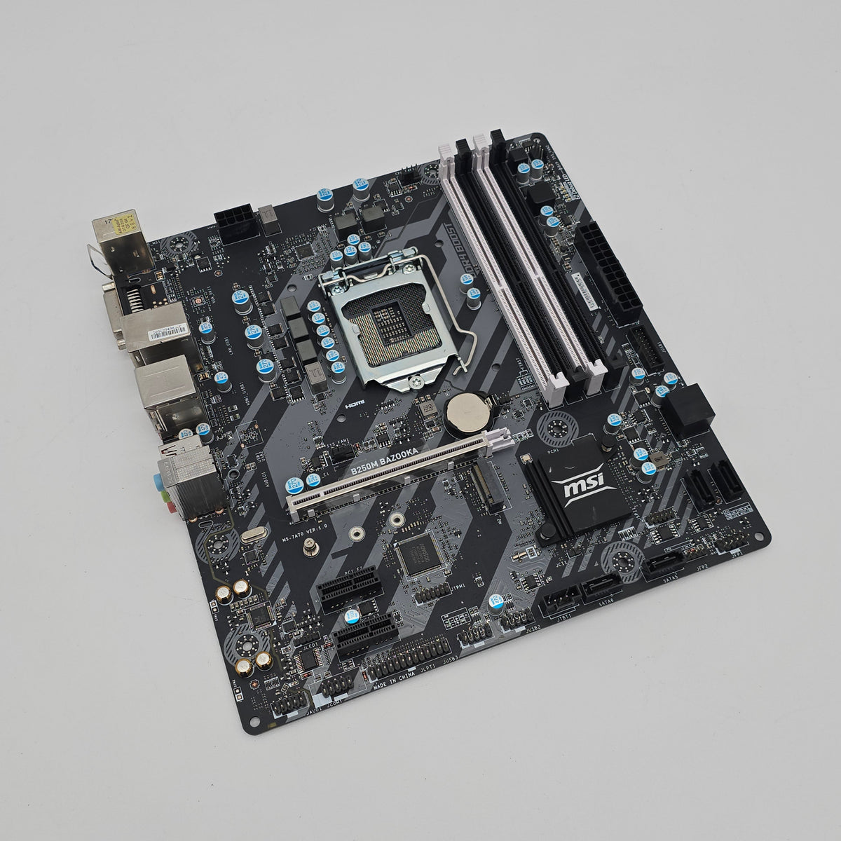 MSI B250M Bazooka Gaming Motherboard, Socket LGA 1151 Intel Chipset, micro-ATX