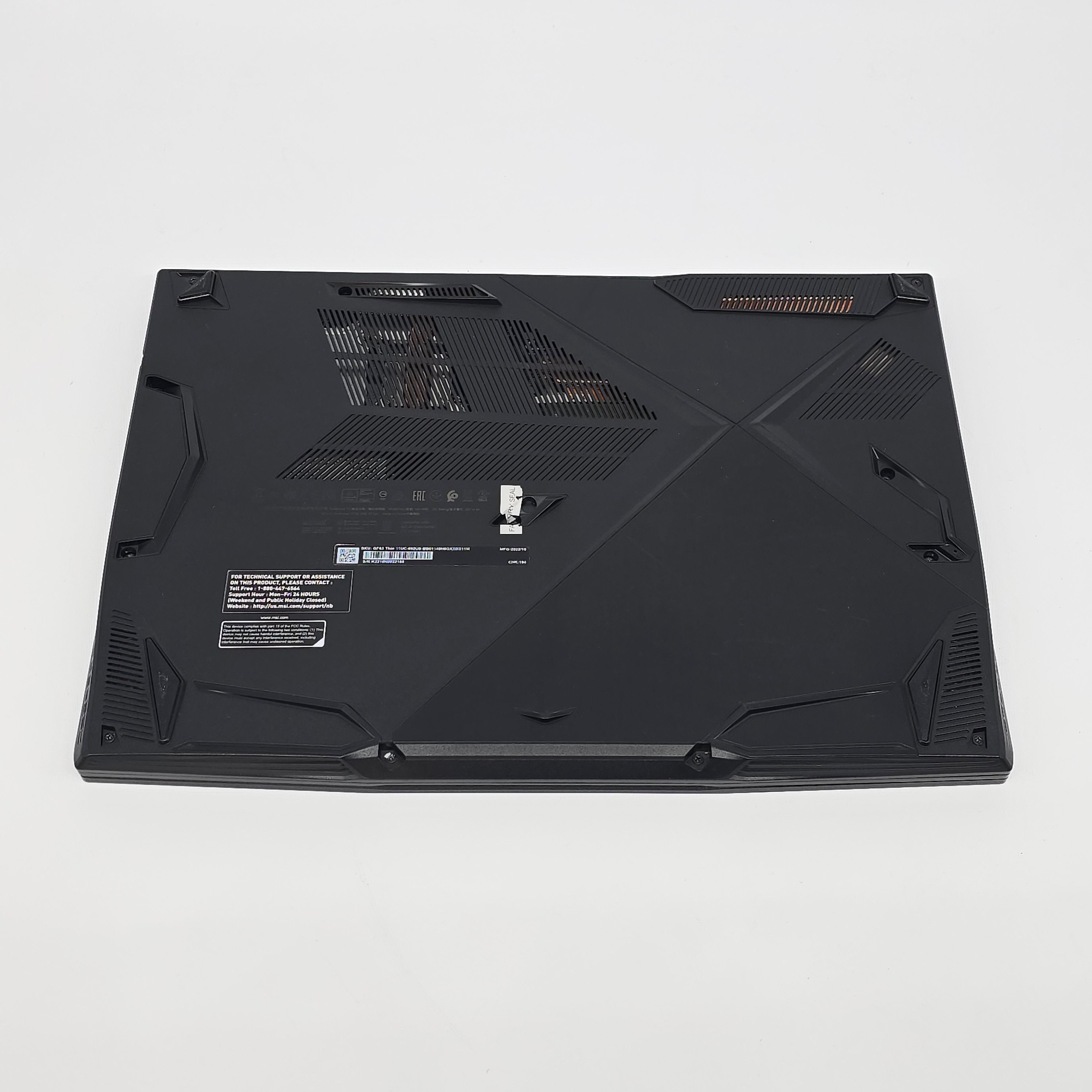 MSI GF63 Thin, 2TB NVMe, RTX 3050, Intel i5-11400H, 16GB RAM, 15.6" 144Hz Gaming Laptop