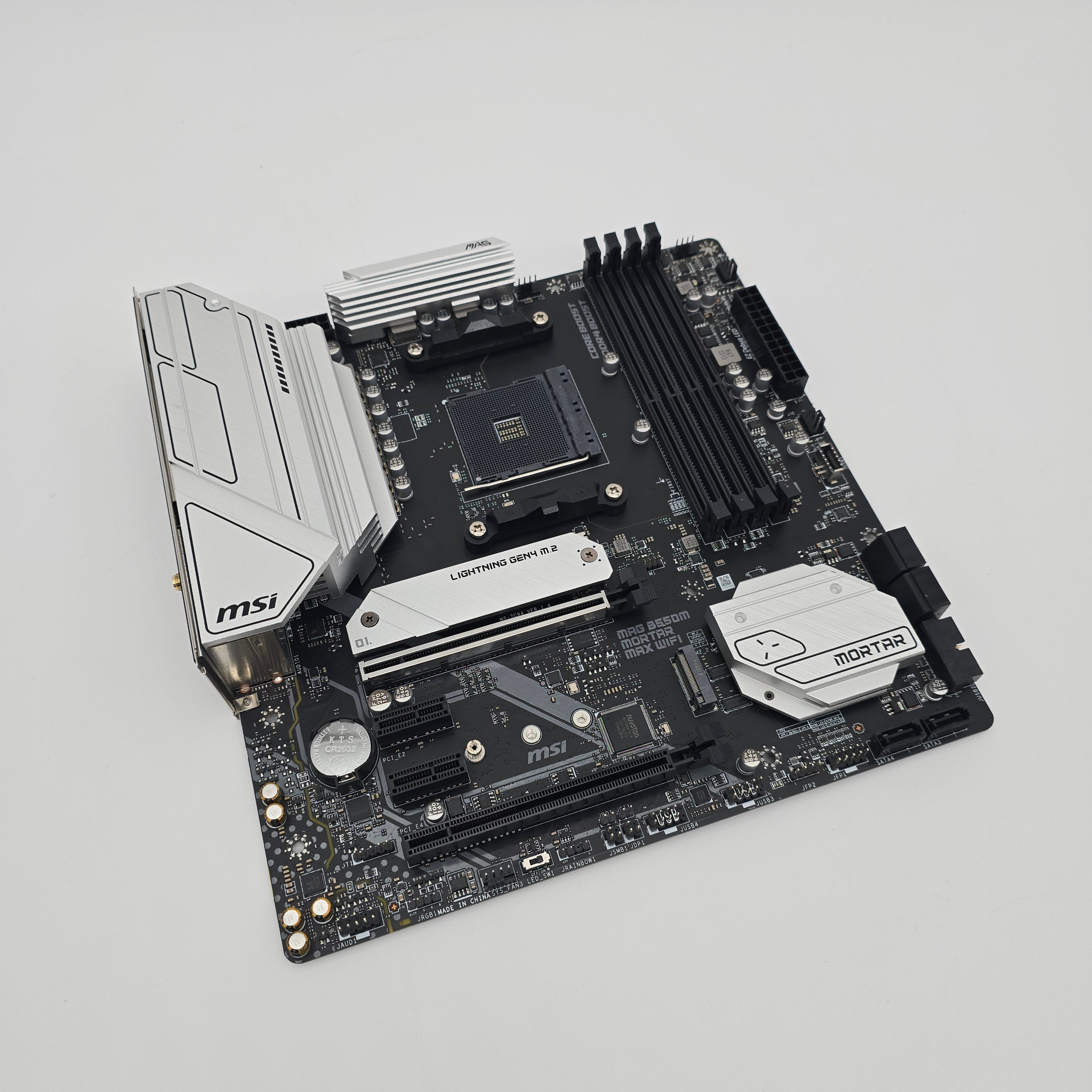 MSI MAG B550M MORTAR MAX WIFI DDR4, Socket AM4 AMD Gaming Motherboard Micro-ATX